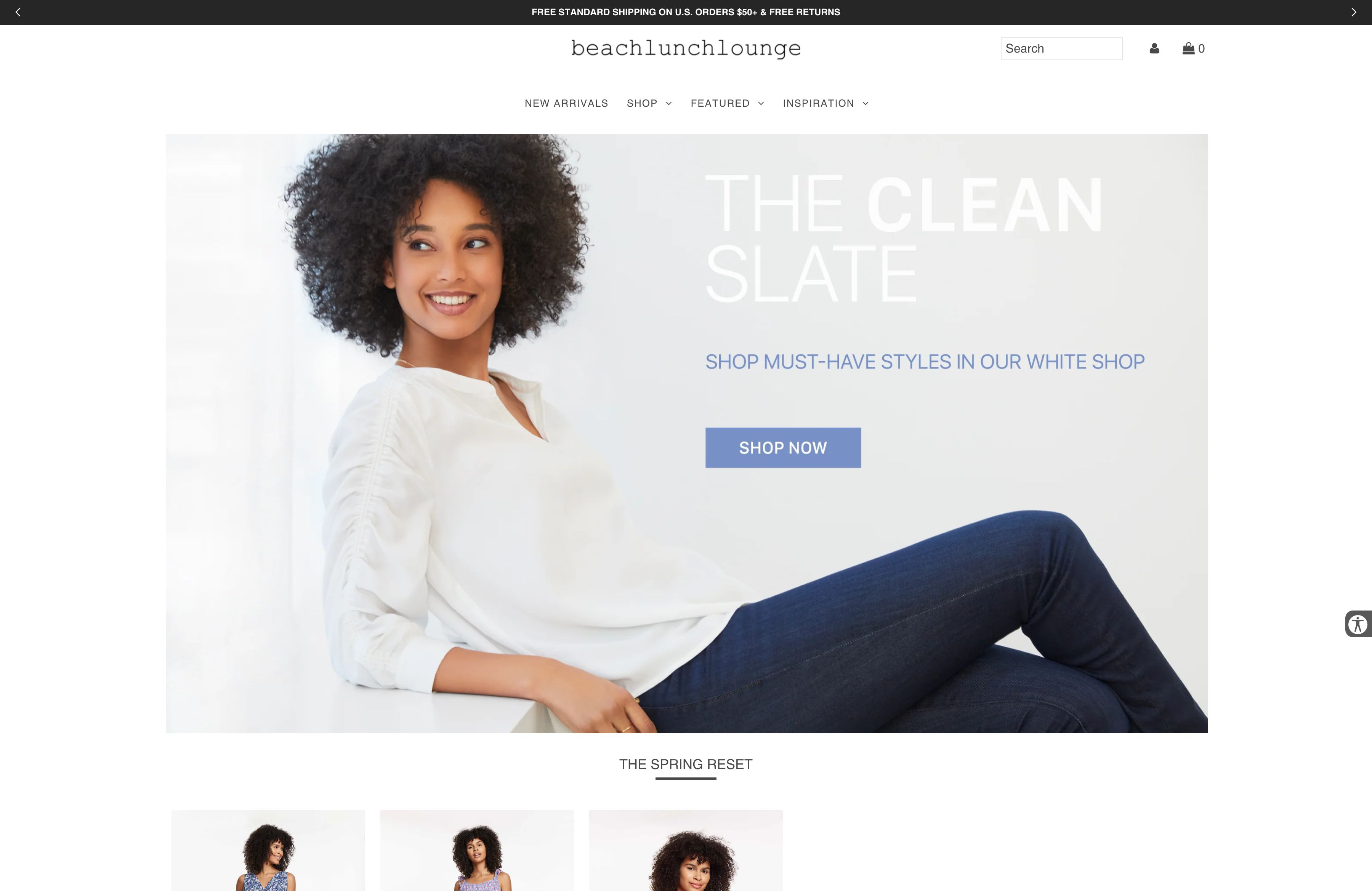 BeachLunchLounge Shopify Store Design and Development screenshot 5