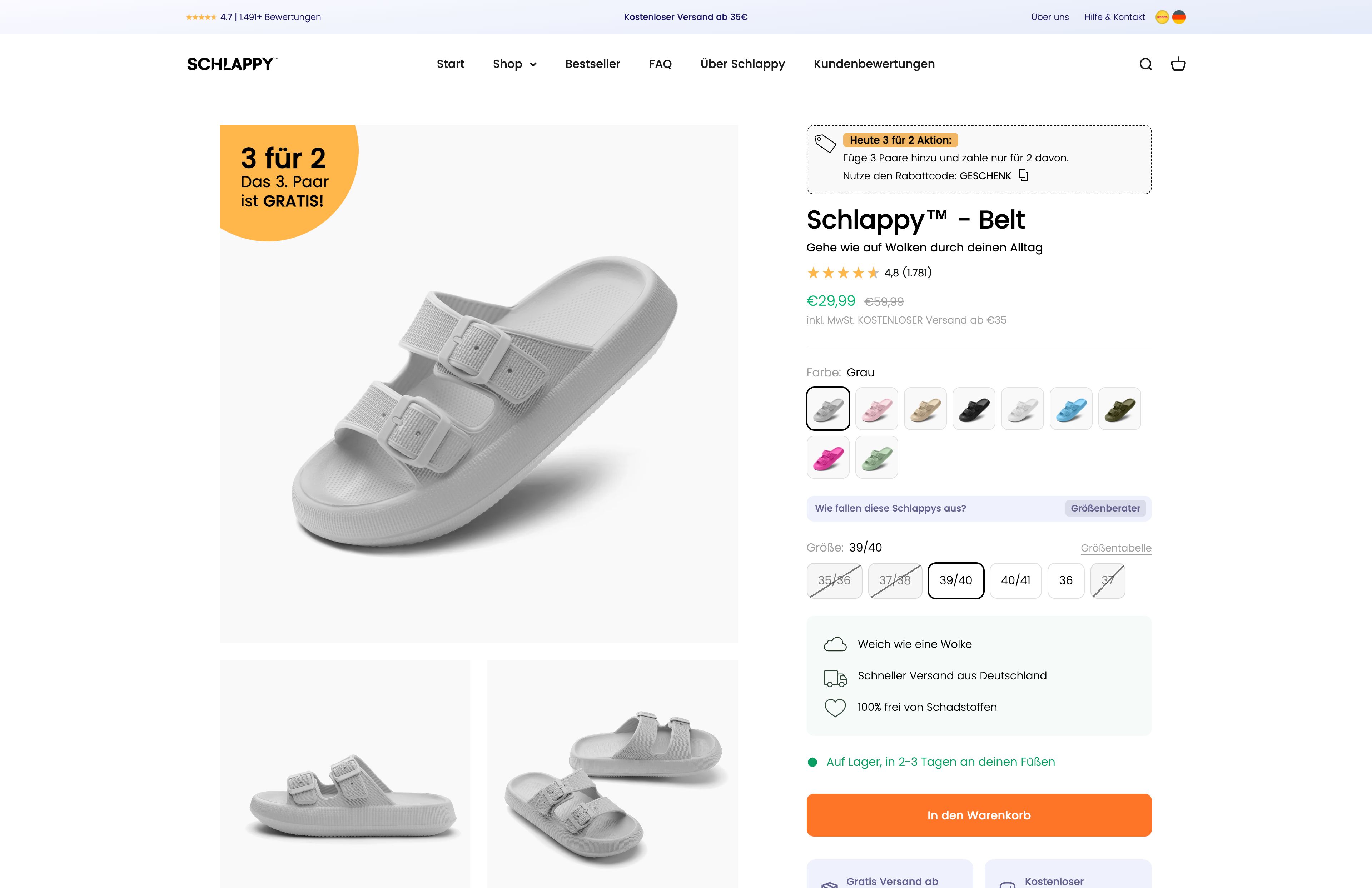 Schlappy screenshot 2