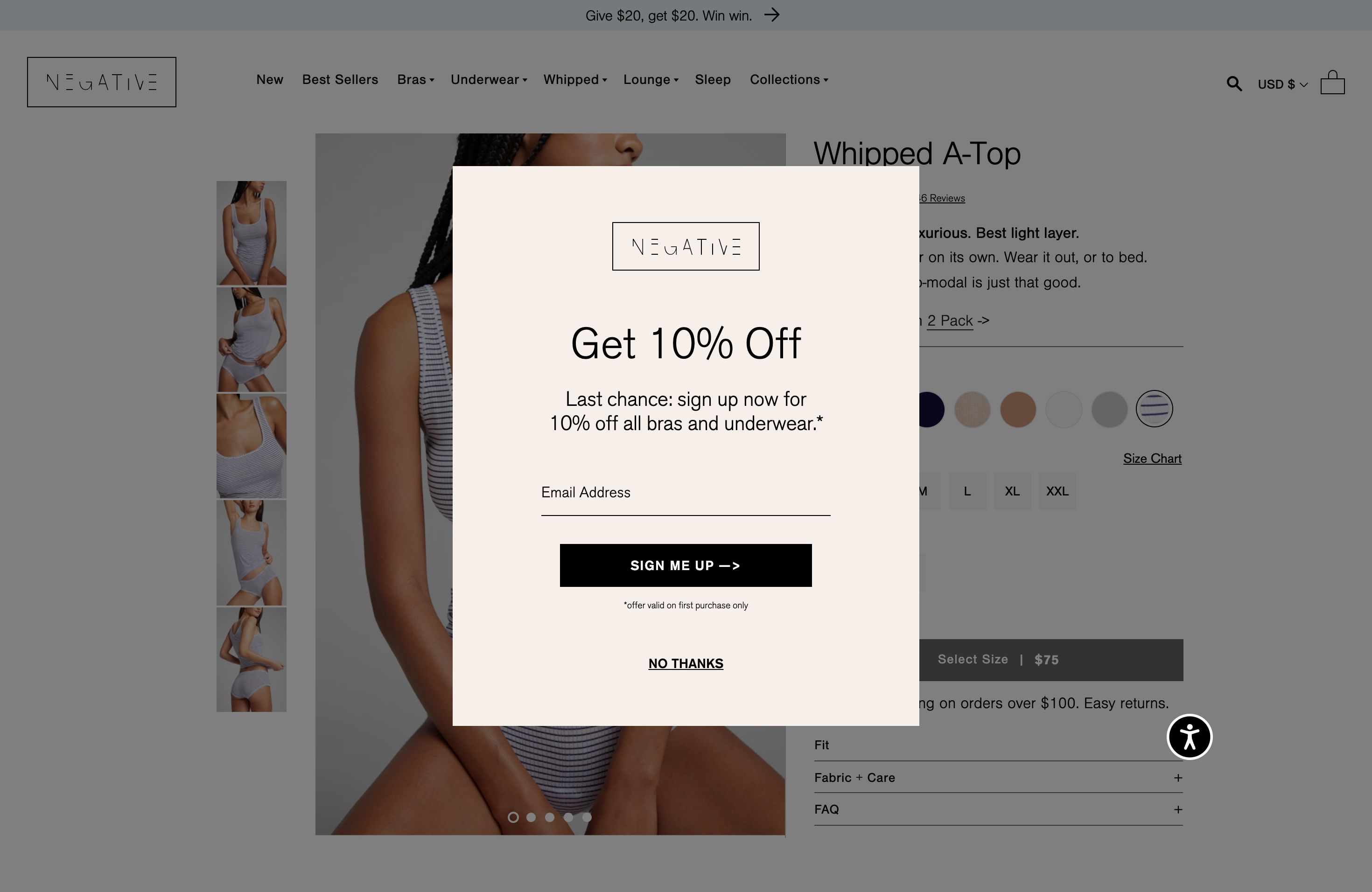 Negative Underwear screenshot 5