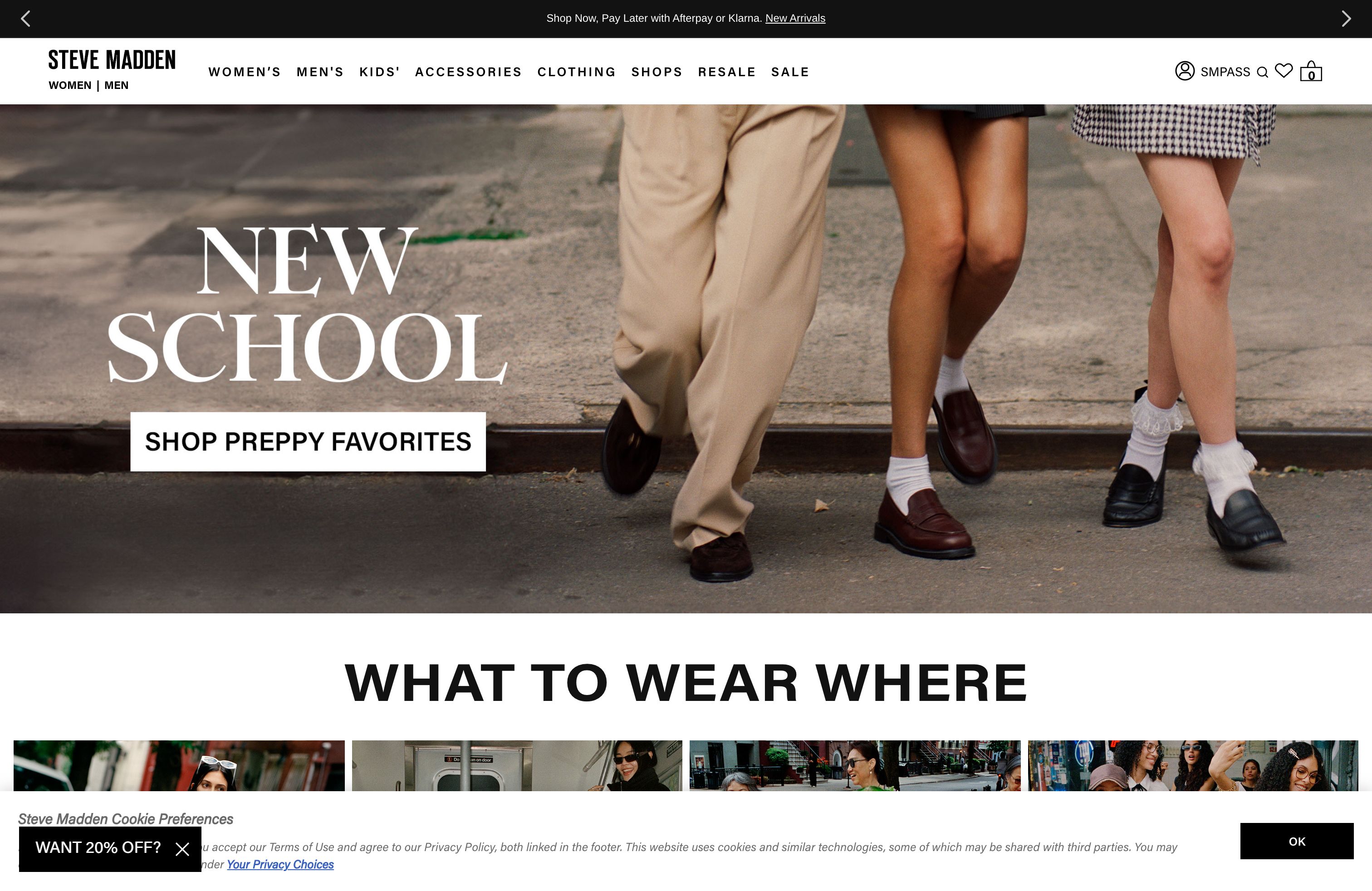 Steve Madden Relaunches with RunDTC screenshot