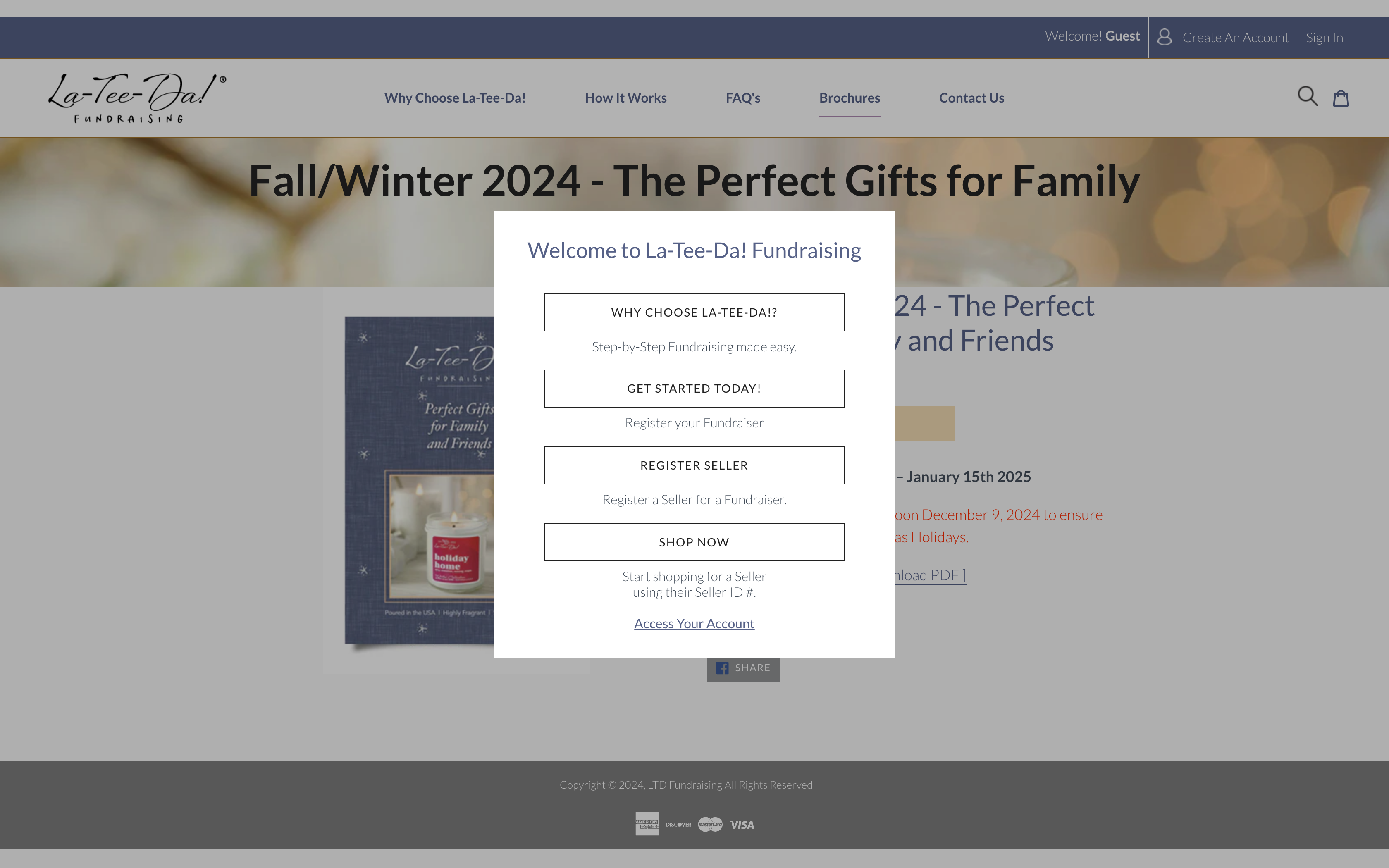 La-Tee-Da! Fundraising screenshot 4