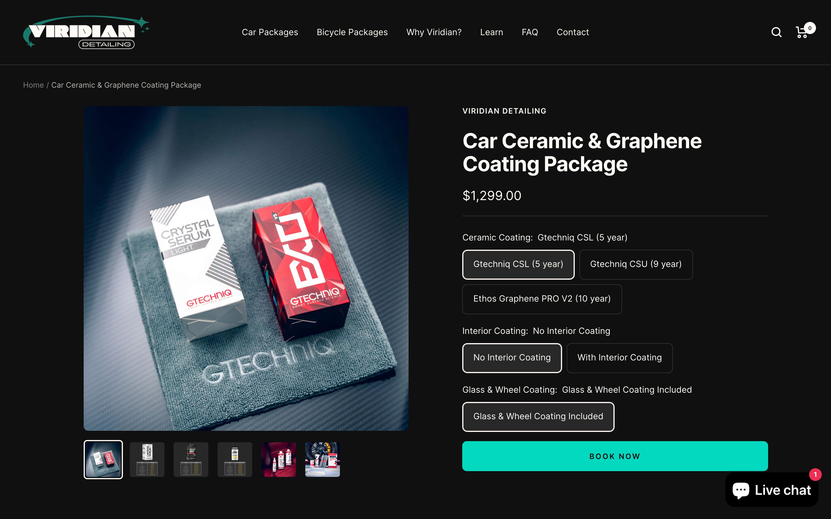 Viridian Detailing screenshot 2