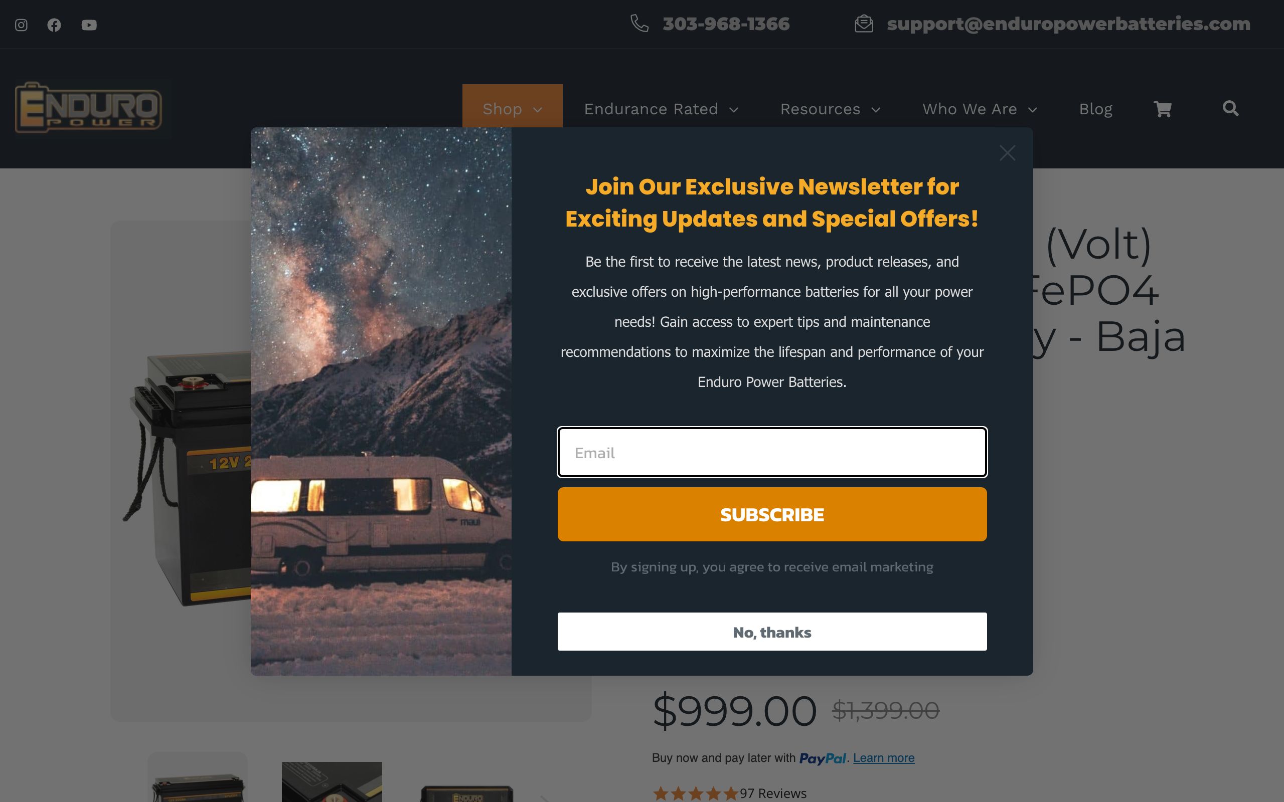 Enduro Power Batteries screenshot