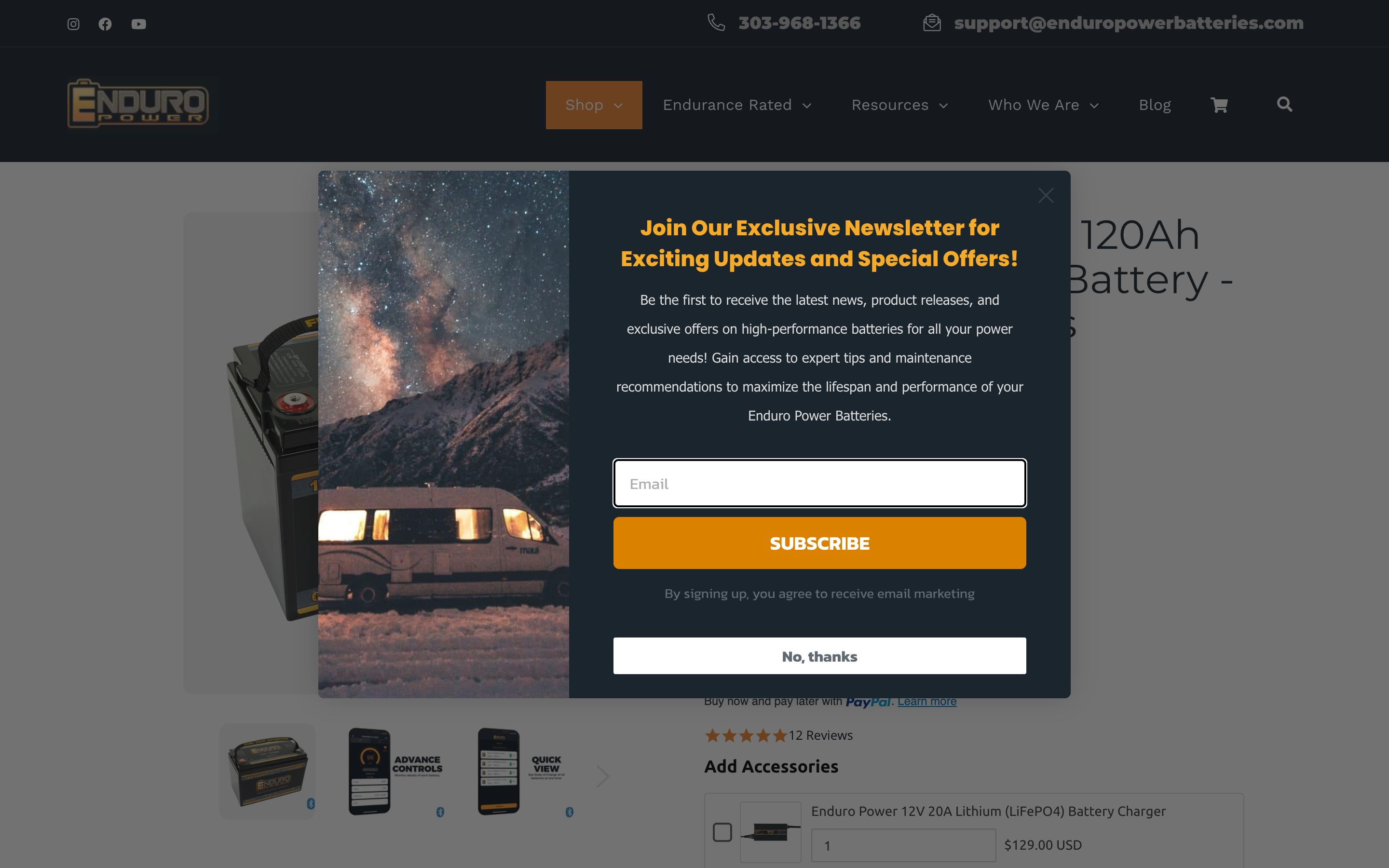 Enduro Power Batteries screenshot 2