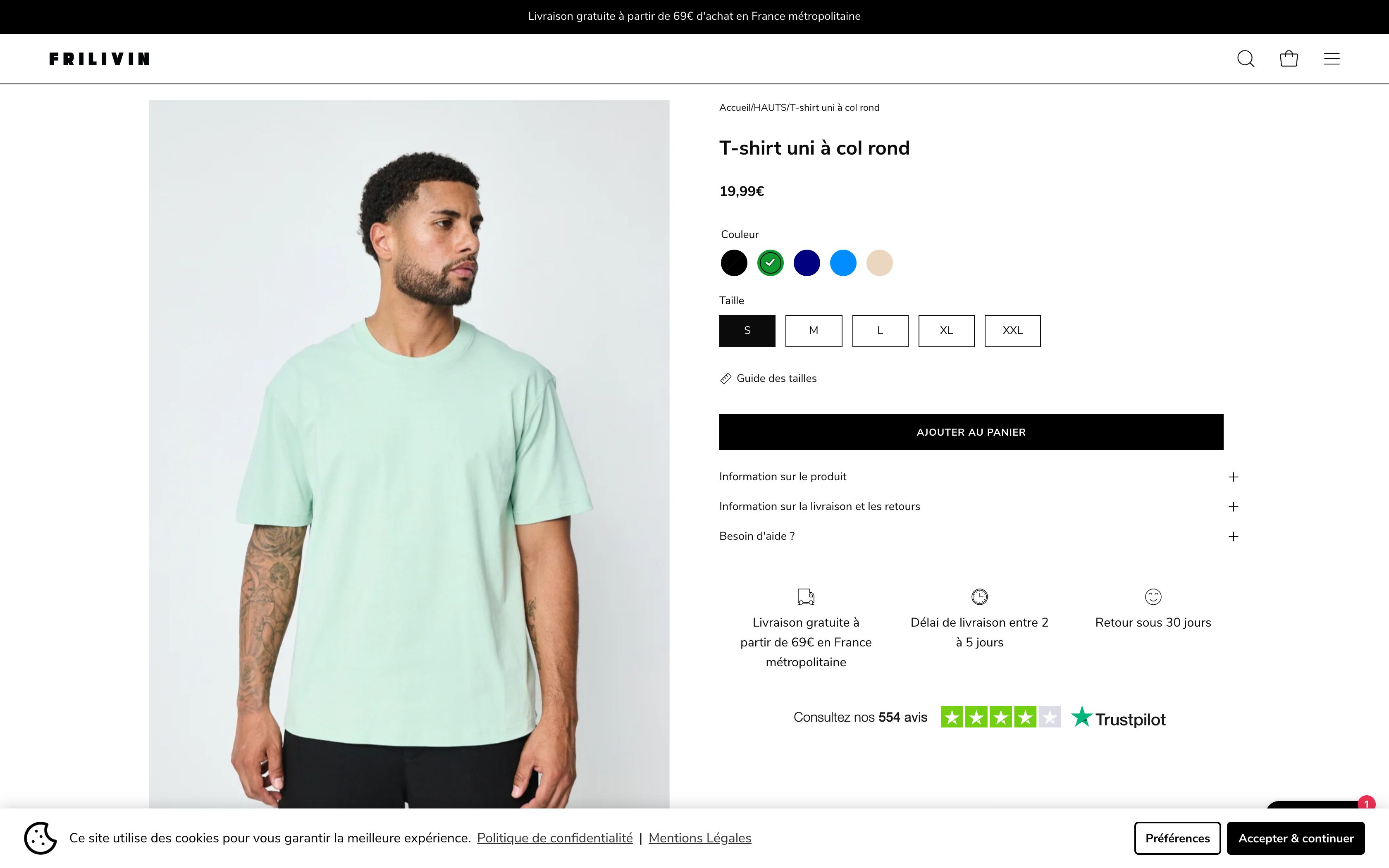 Frilivin - Marque de prêt à porter Paris screenshot