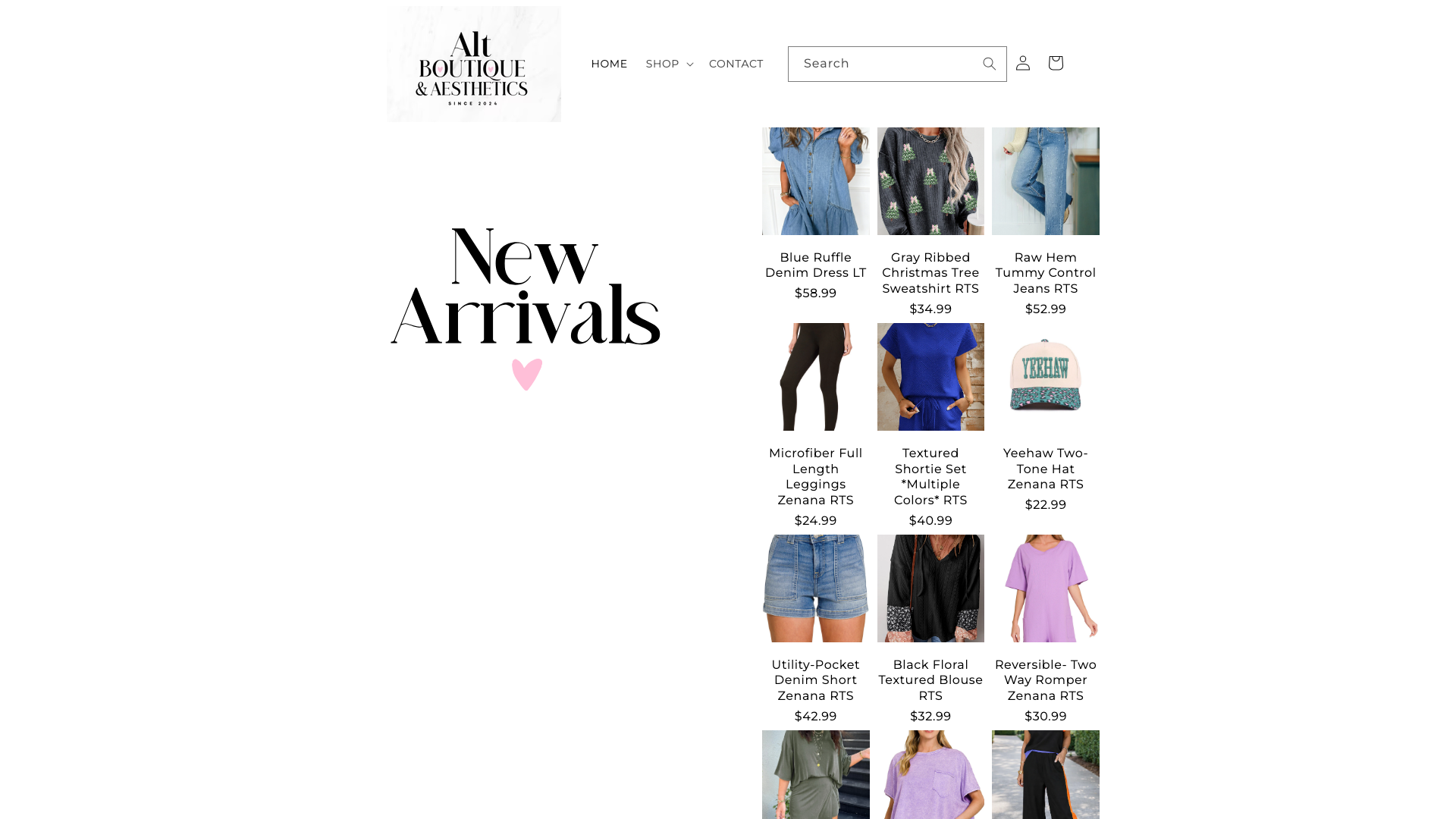 The Alt Boutique - Website Design & Transfer