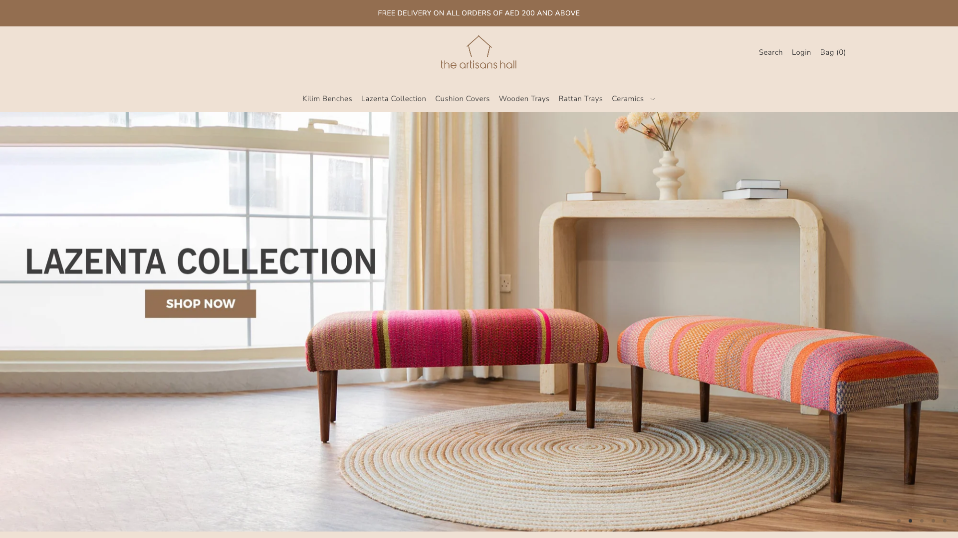 Elevating Handmade Crafts: Shopify Store for The Artisanshall