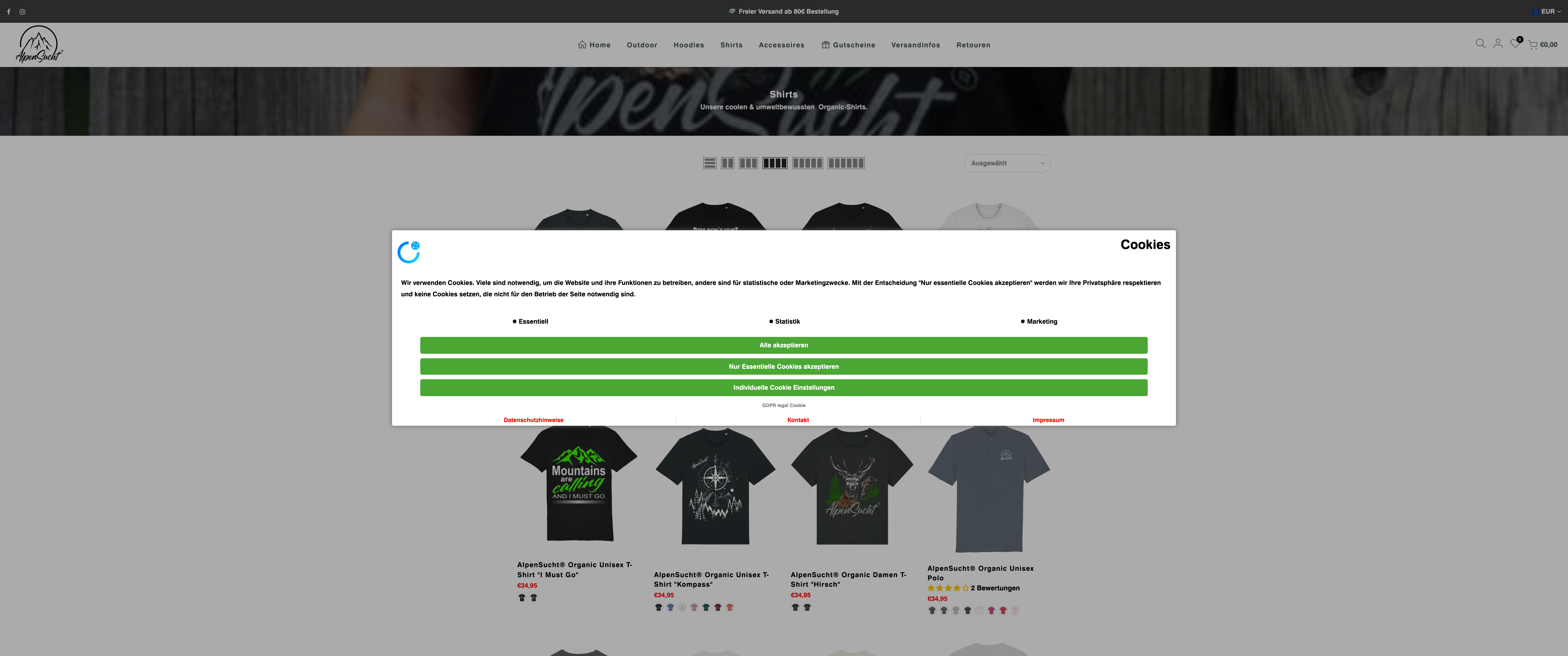 Alpen Sucht - Germany Based Store screenshot 6