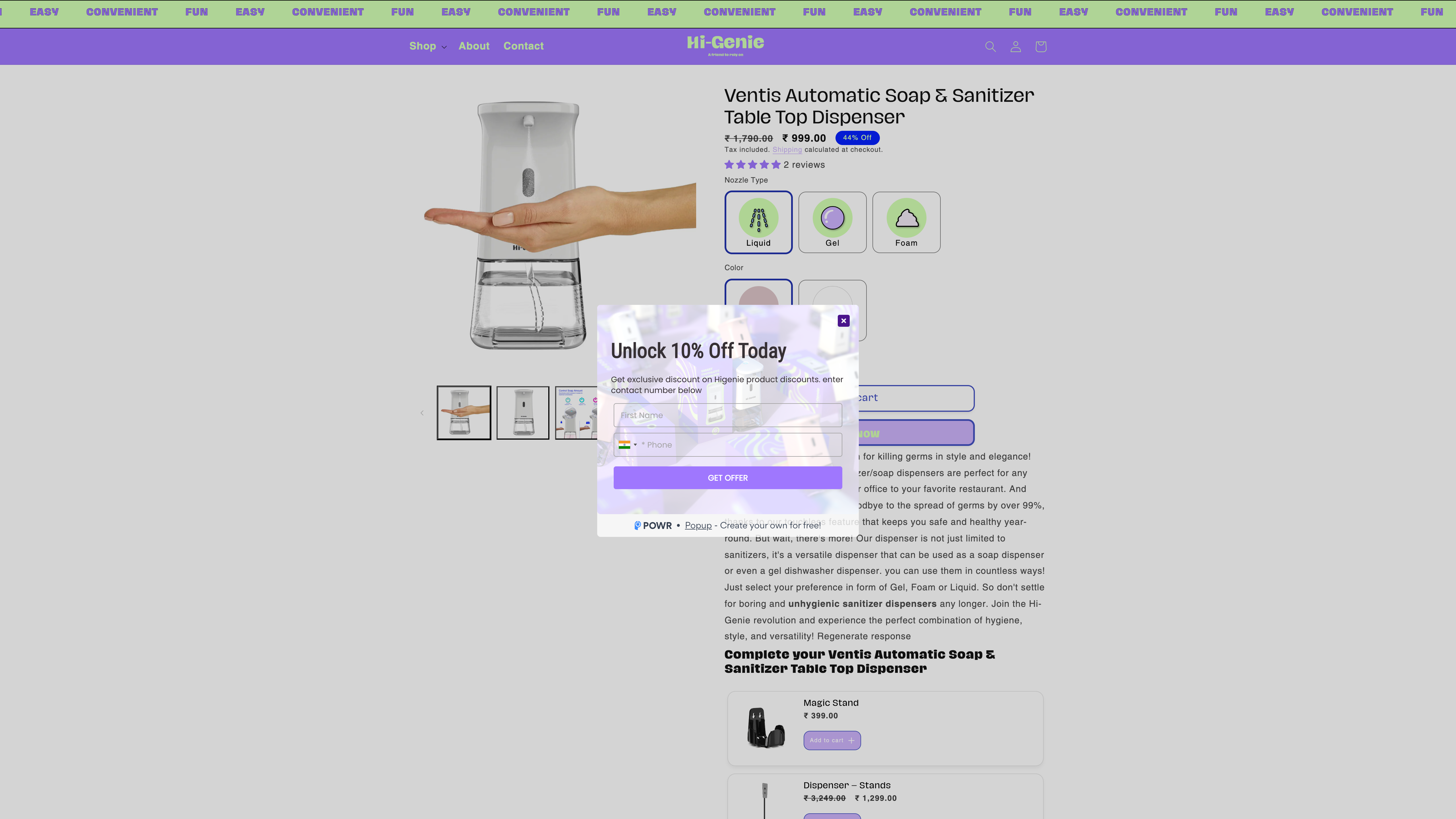 Higenie JSG screenshot 5