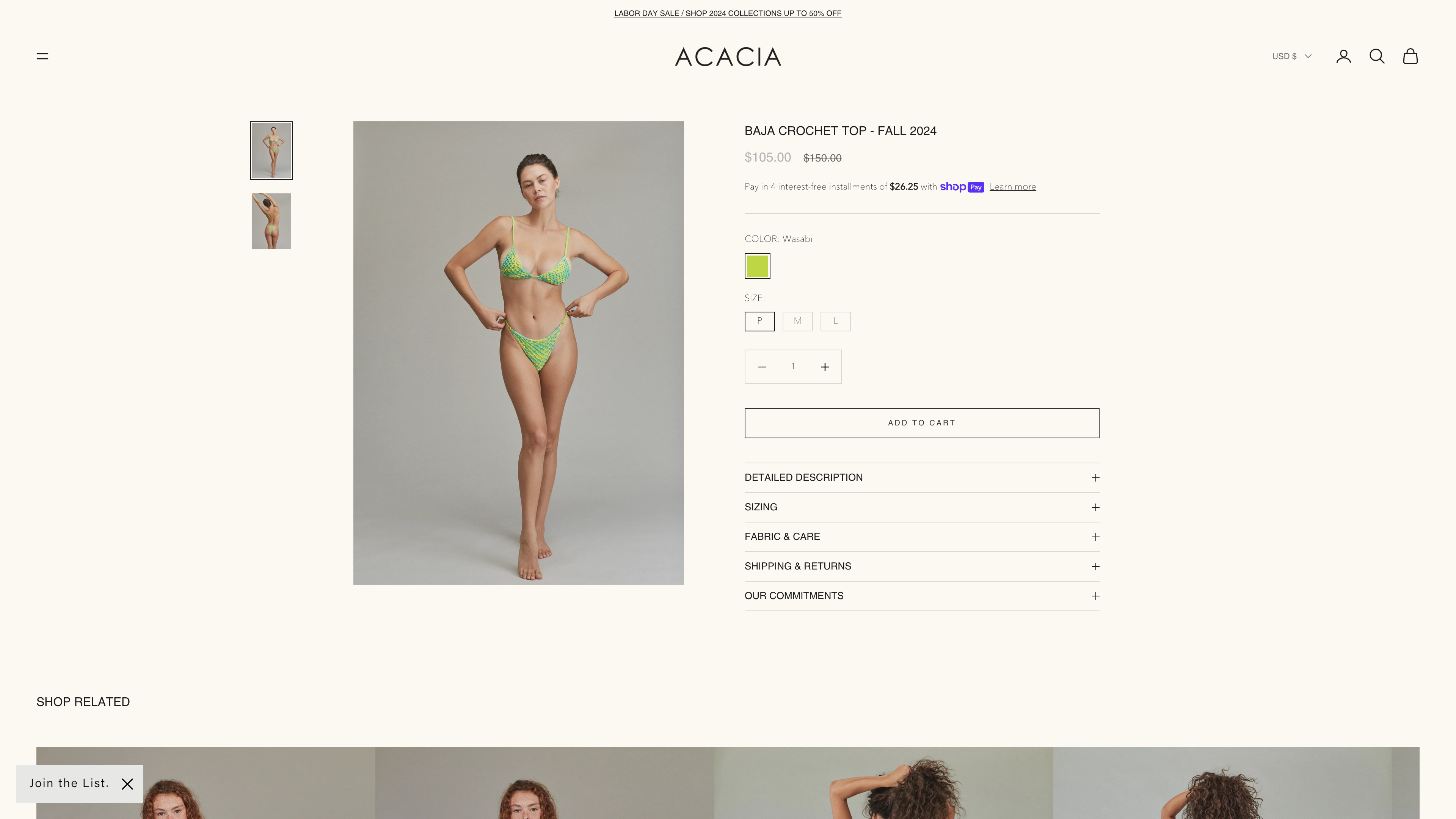 Acacia Shopify Theme Design screenshot 4