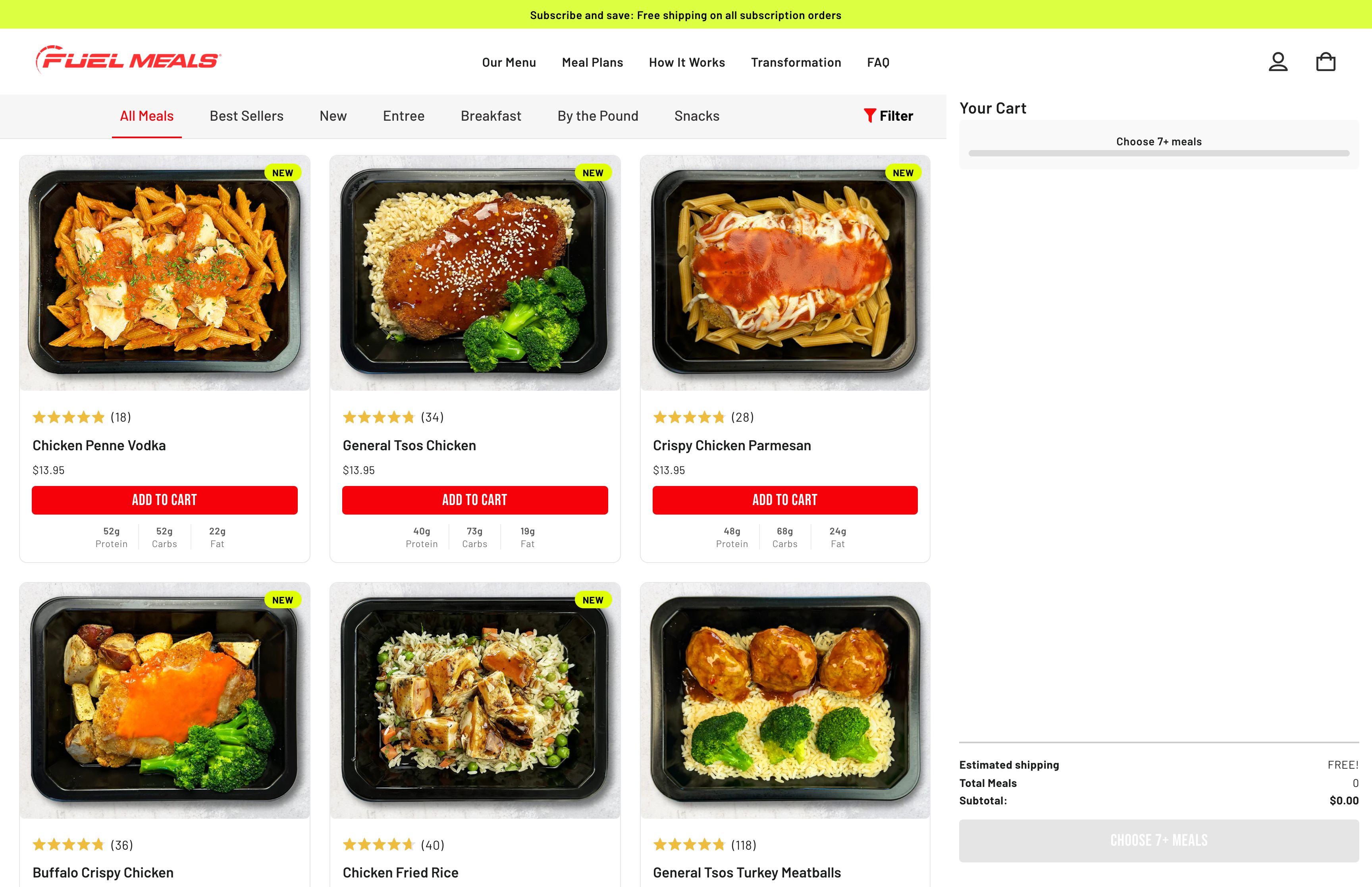 Fuel Meals  screenshot 2
