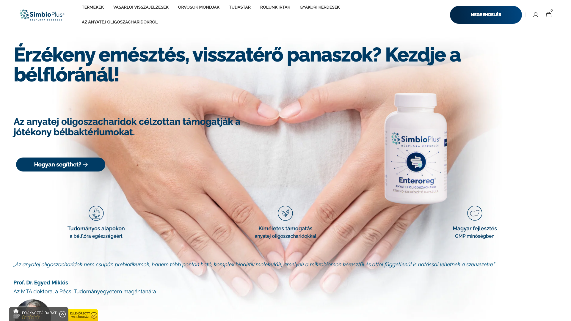 Simbioplus - forradalmi bélflóra támogatás