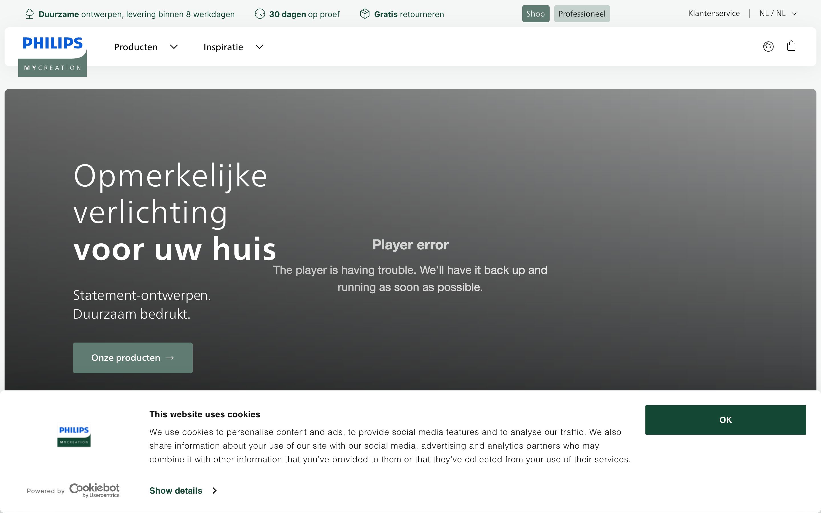 Philips / Signify screenshot