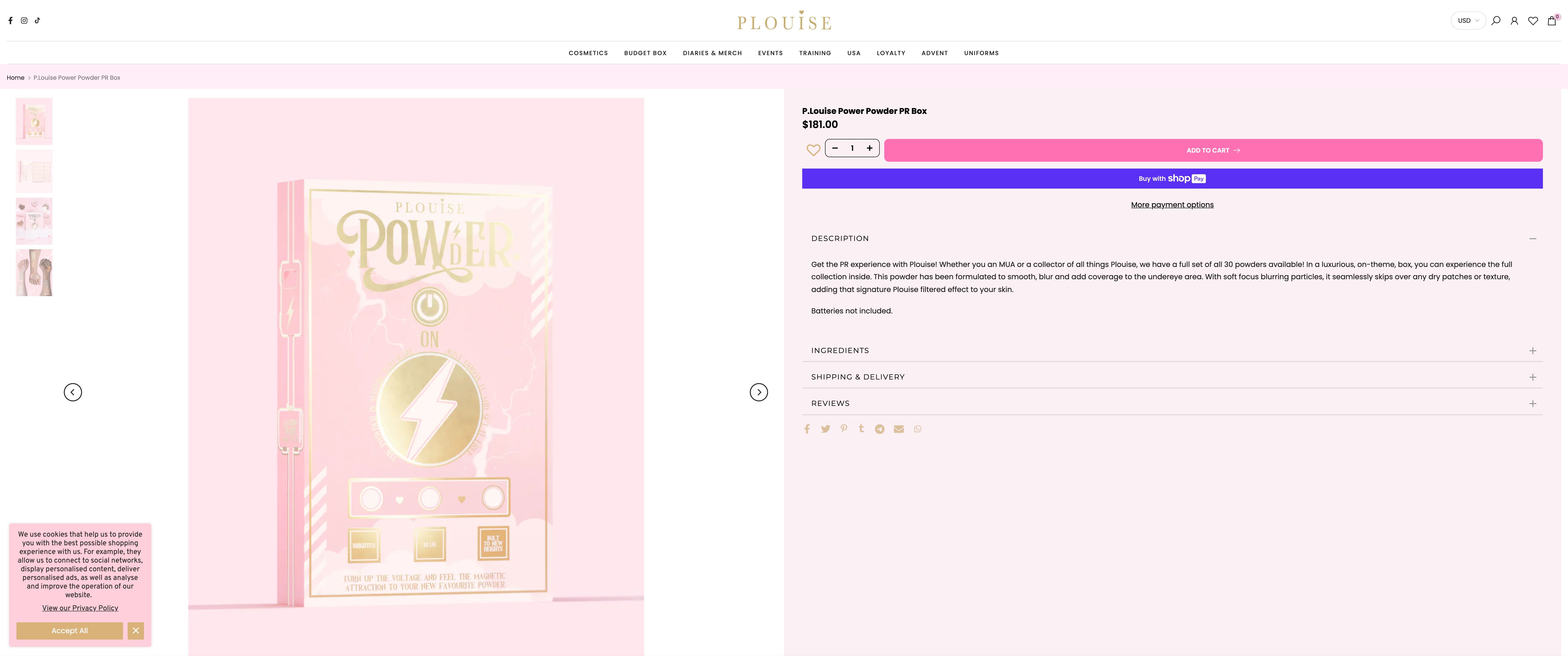 PLOUISE COSMETICS screenshot 5