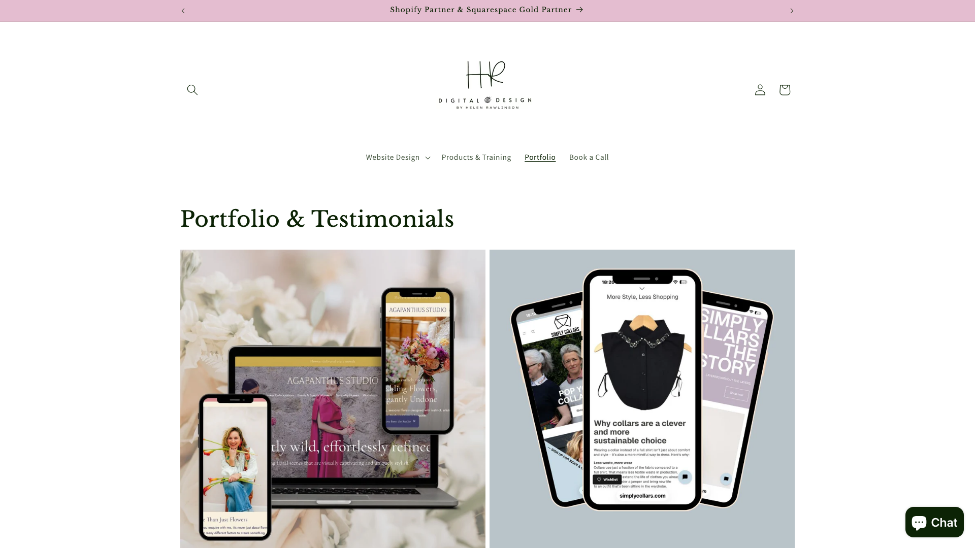 Portfolio & Testimonials