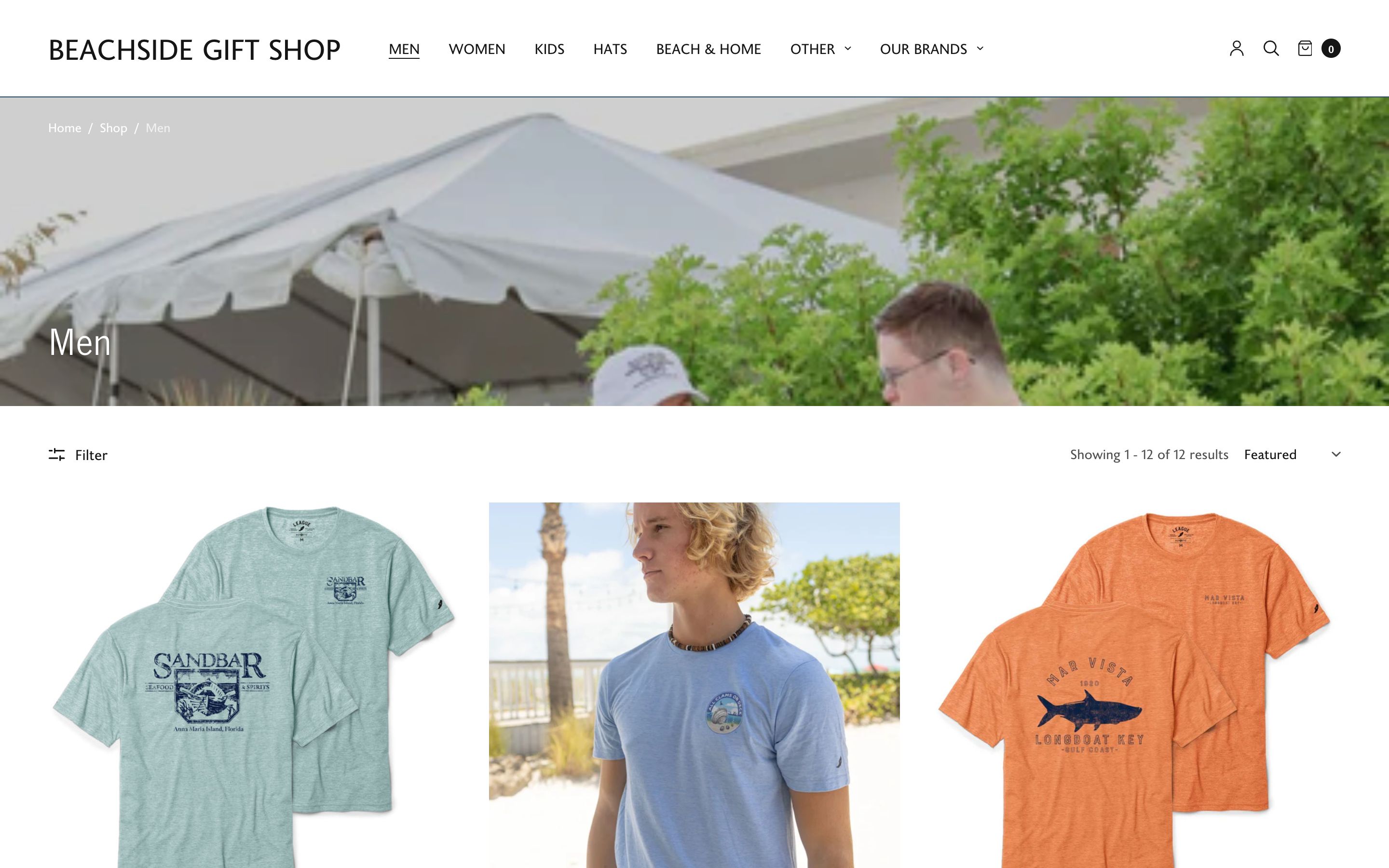 Shopify Store Design and SEO Revamp for Florida Restaurant Group