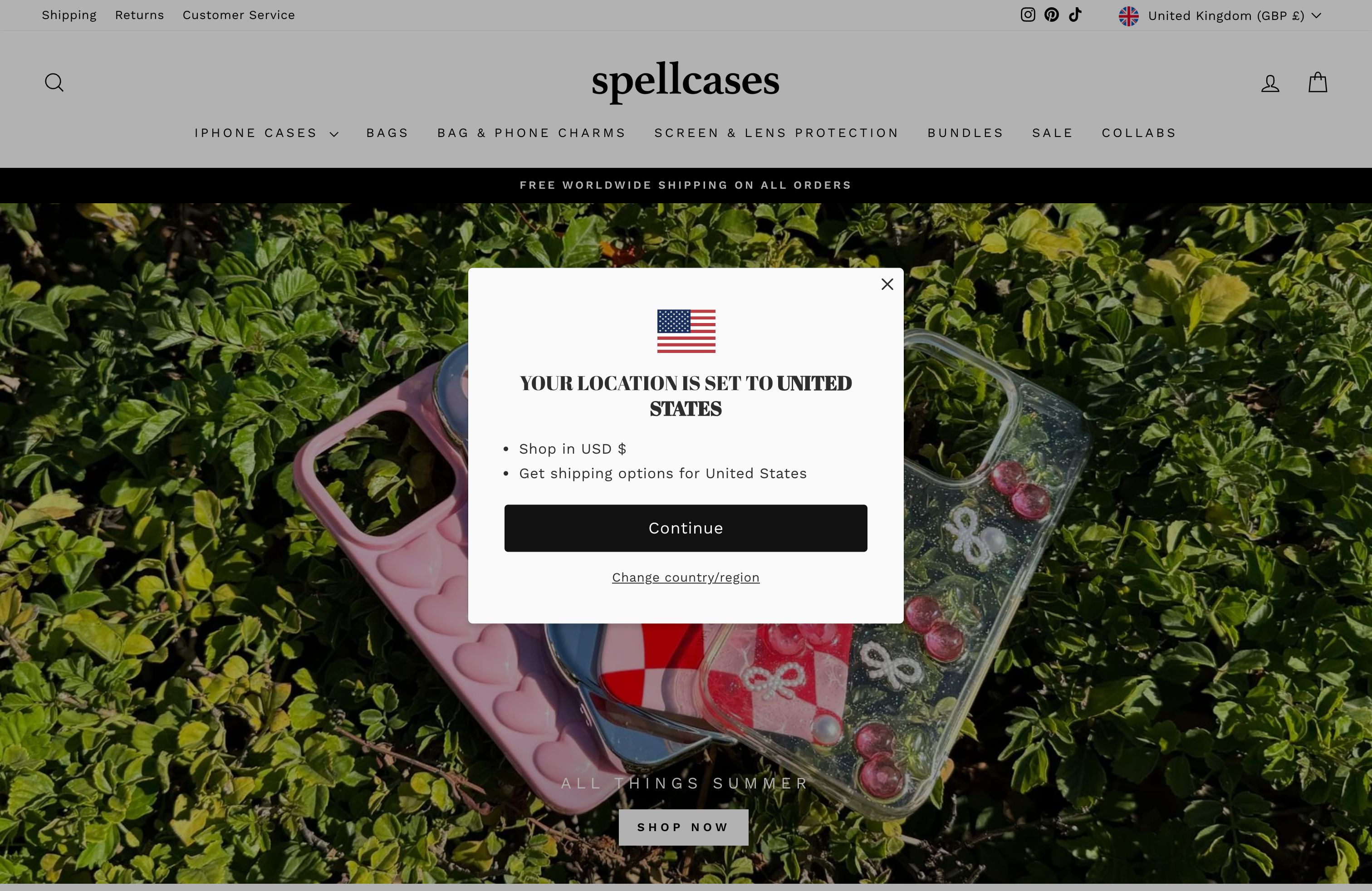 Fashion accessories brand online store screenshot 7