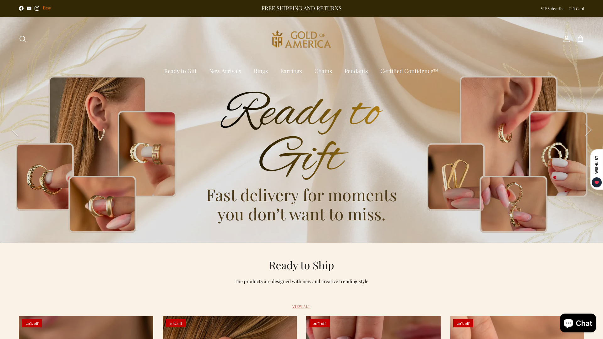 Gold of America-Providing confidence and excitement about any jewelry