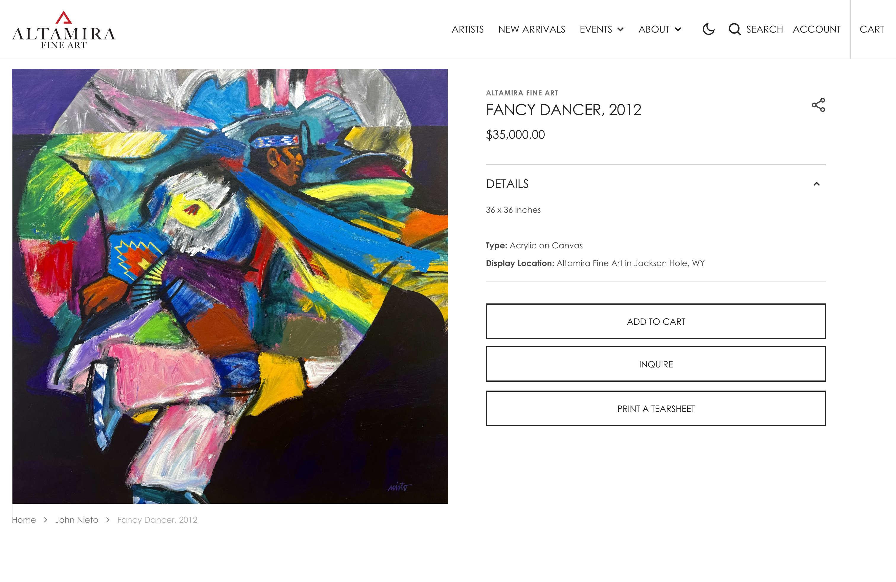 Altamira Fine Art screenshot 3