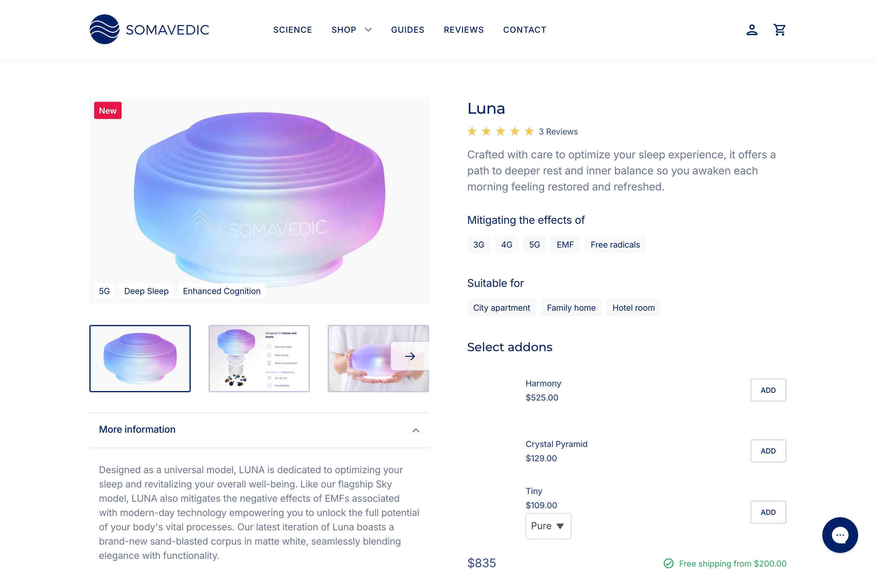 Somavedic.com screenshot 2