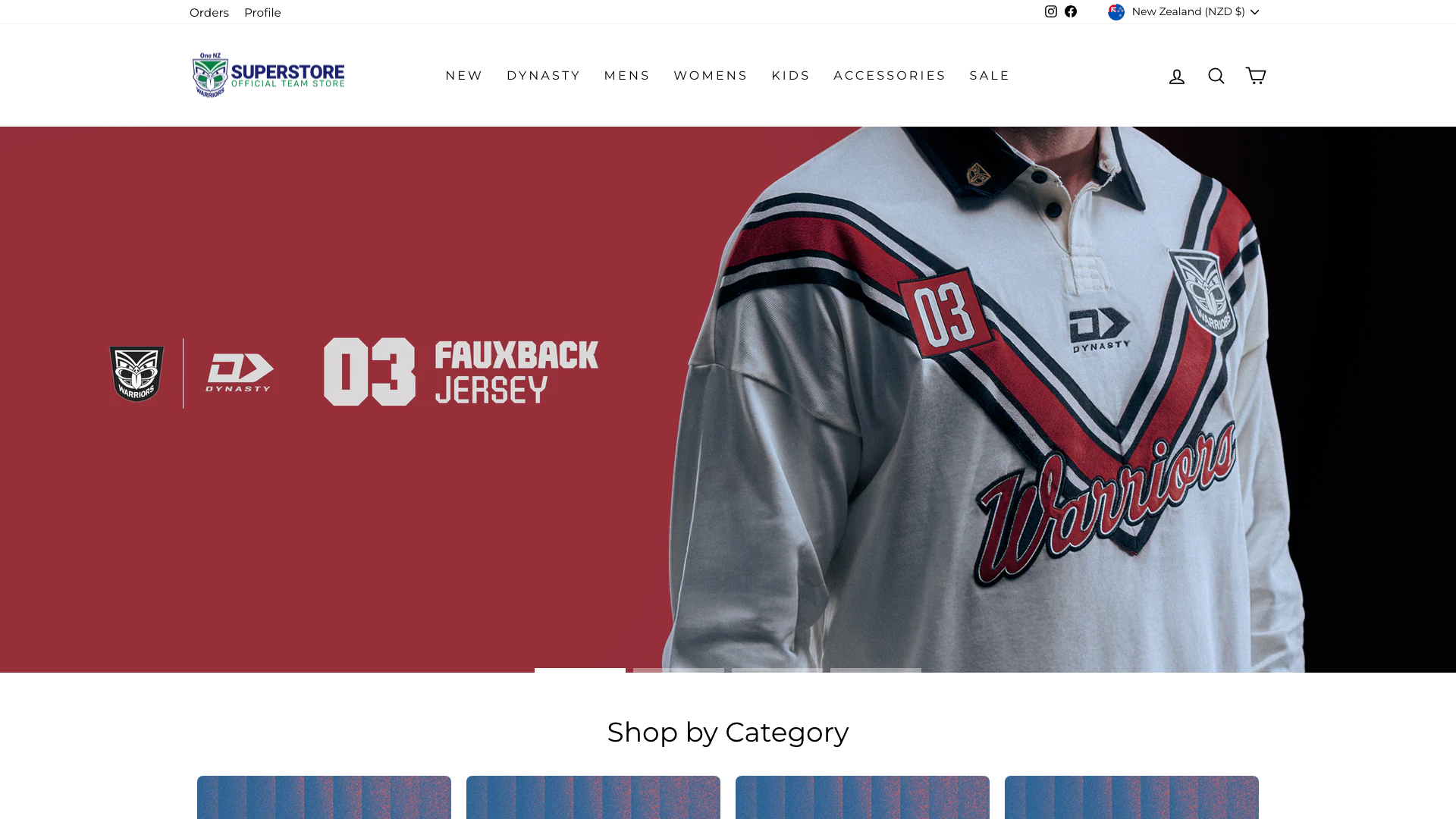 NZ Warriors Superstore