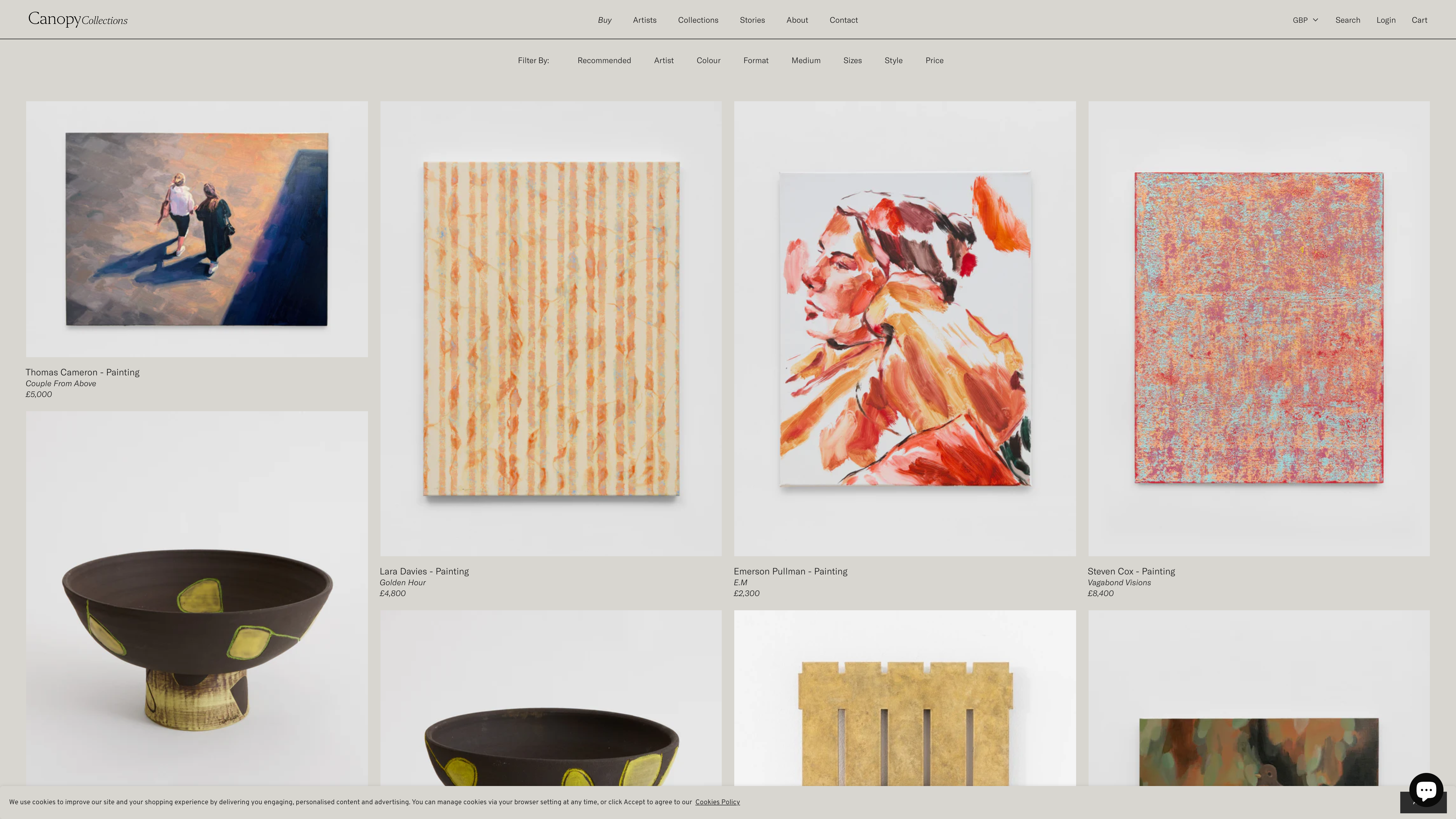 Canopy Collection  screenshot