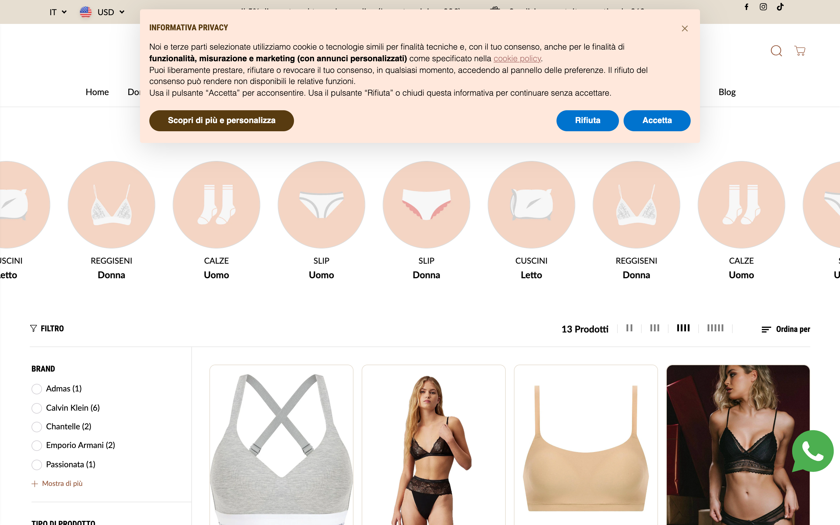 Eva Biancheria per la casa e intimo Donna con Uomo e bambini. screenshot 3