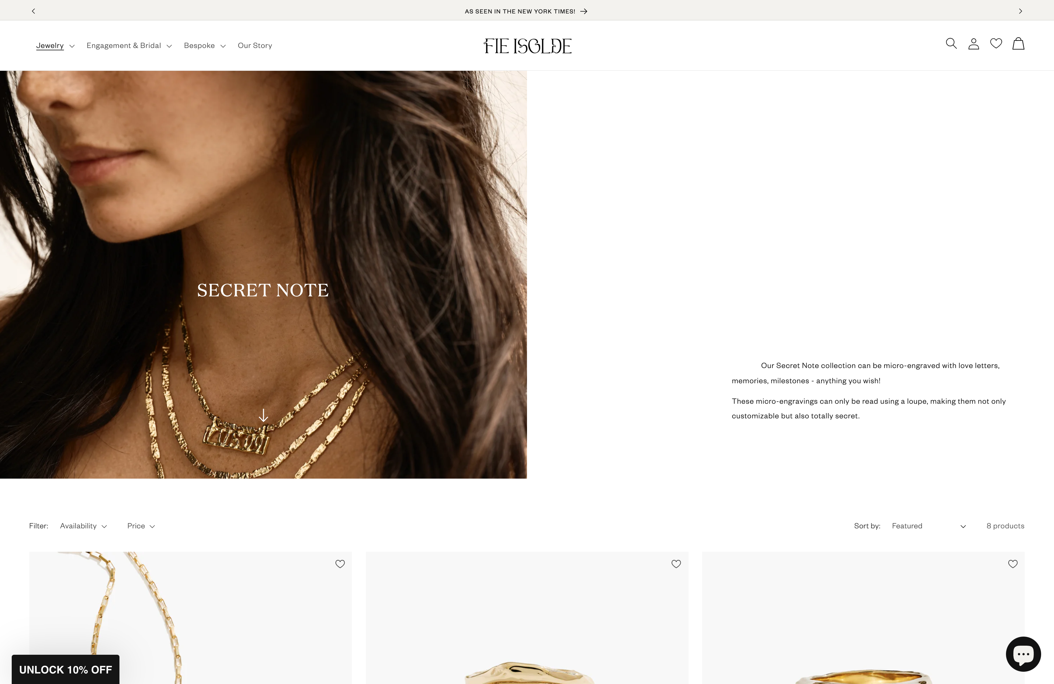 Expert Shopify Development: Fie Isolde Case Study screenshot