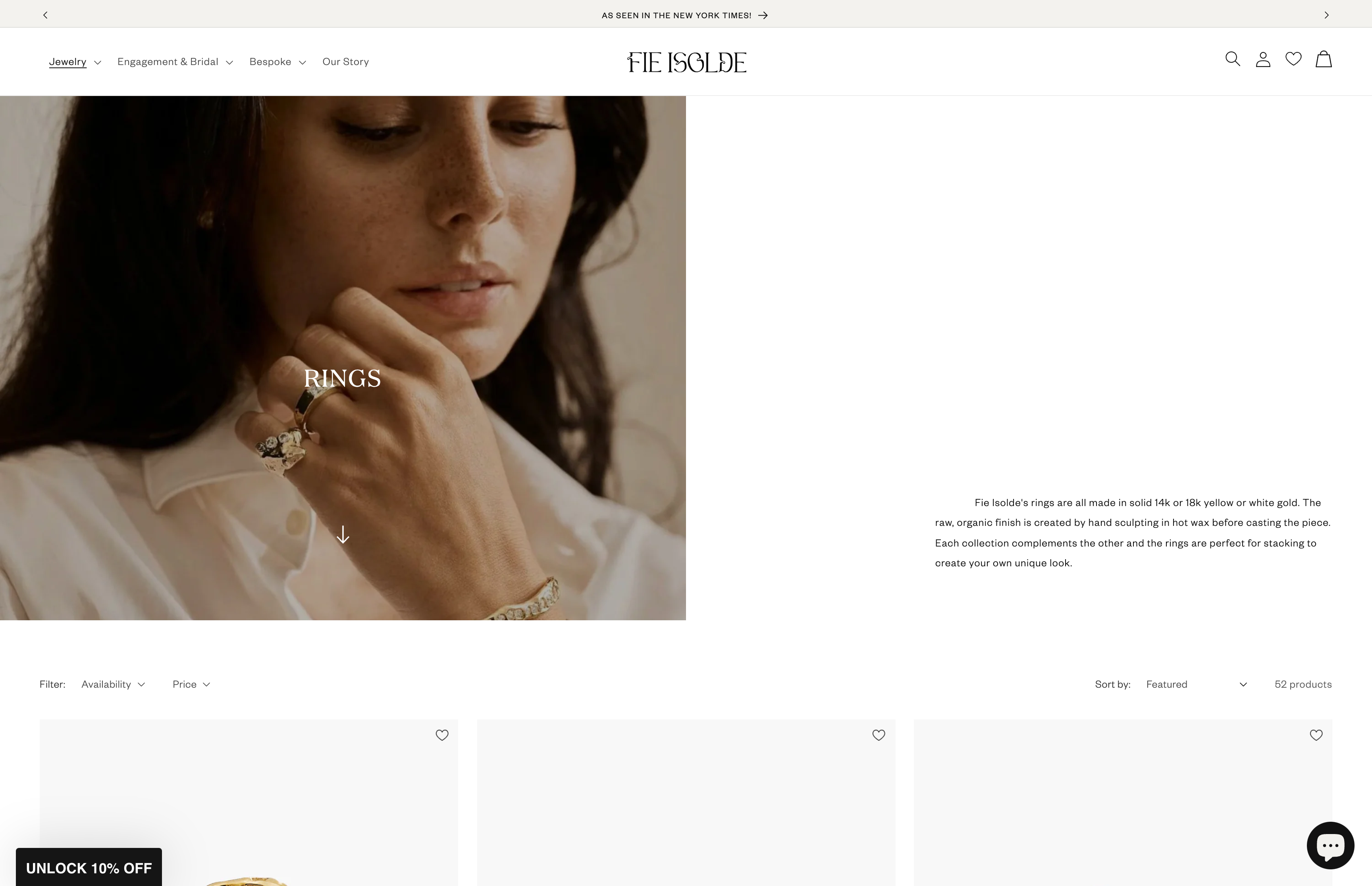 Expert Shopify Development: Fie Isolde Case Study screenshot 2