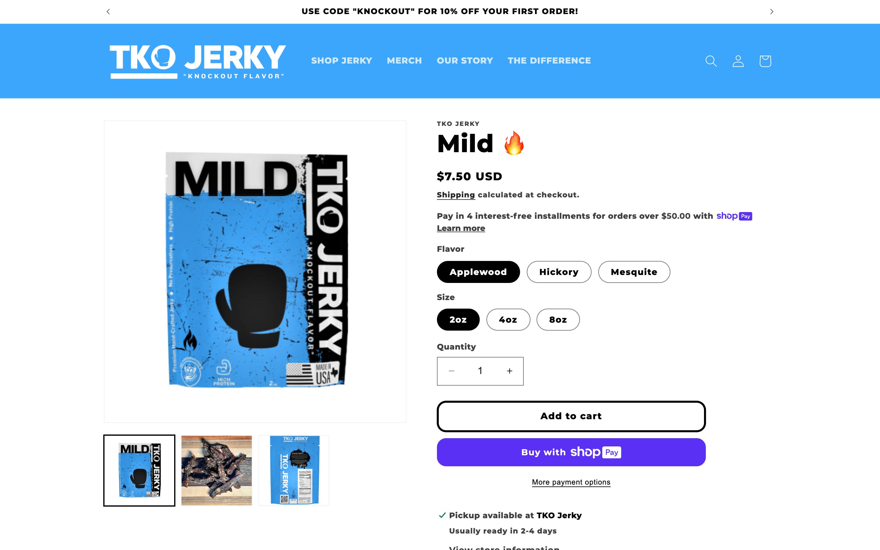 TKO Jerky screenshot 3