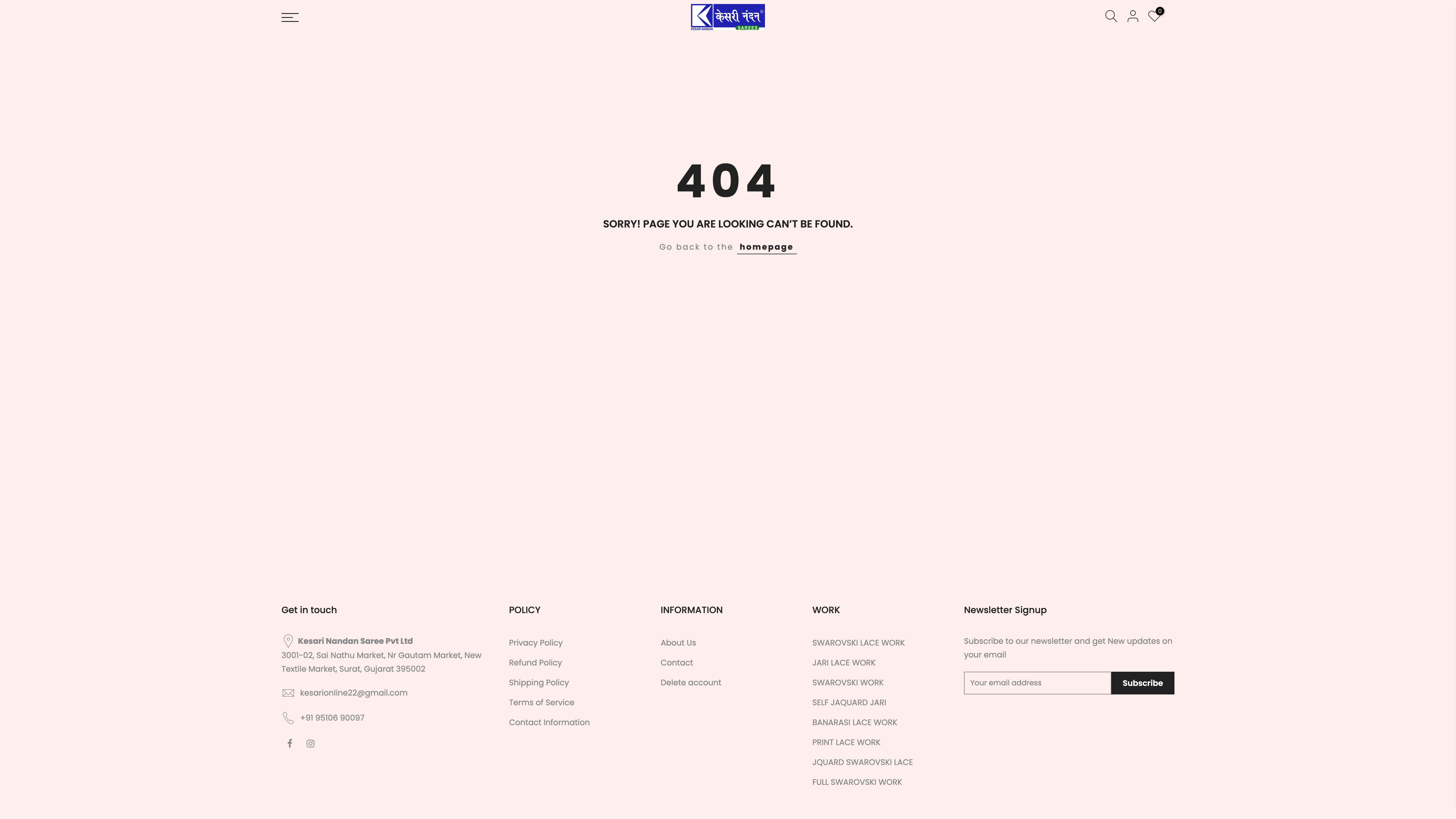 Kesari Nandan Saree Pvt Ltd screenshot 2