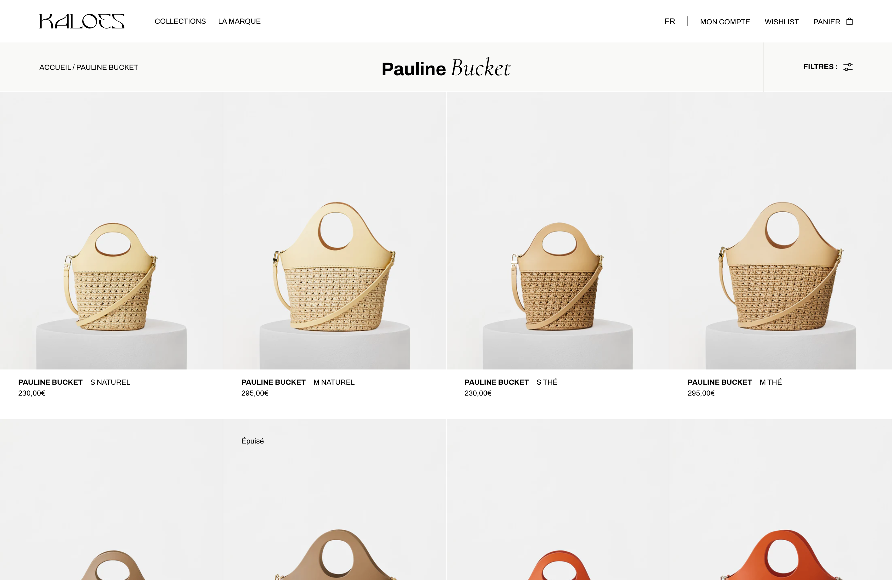 Kaloes - Création e-Commerce pour marque de Luxe screenshot 3