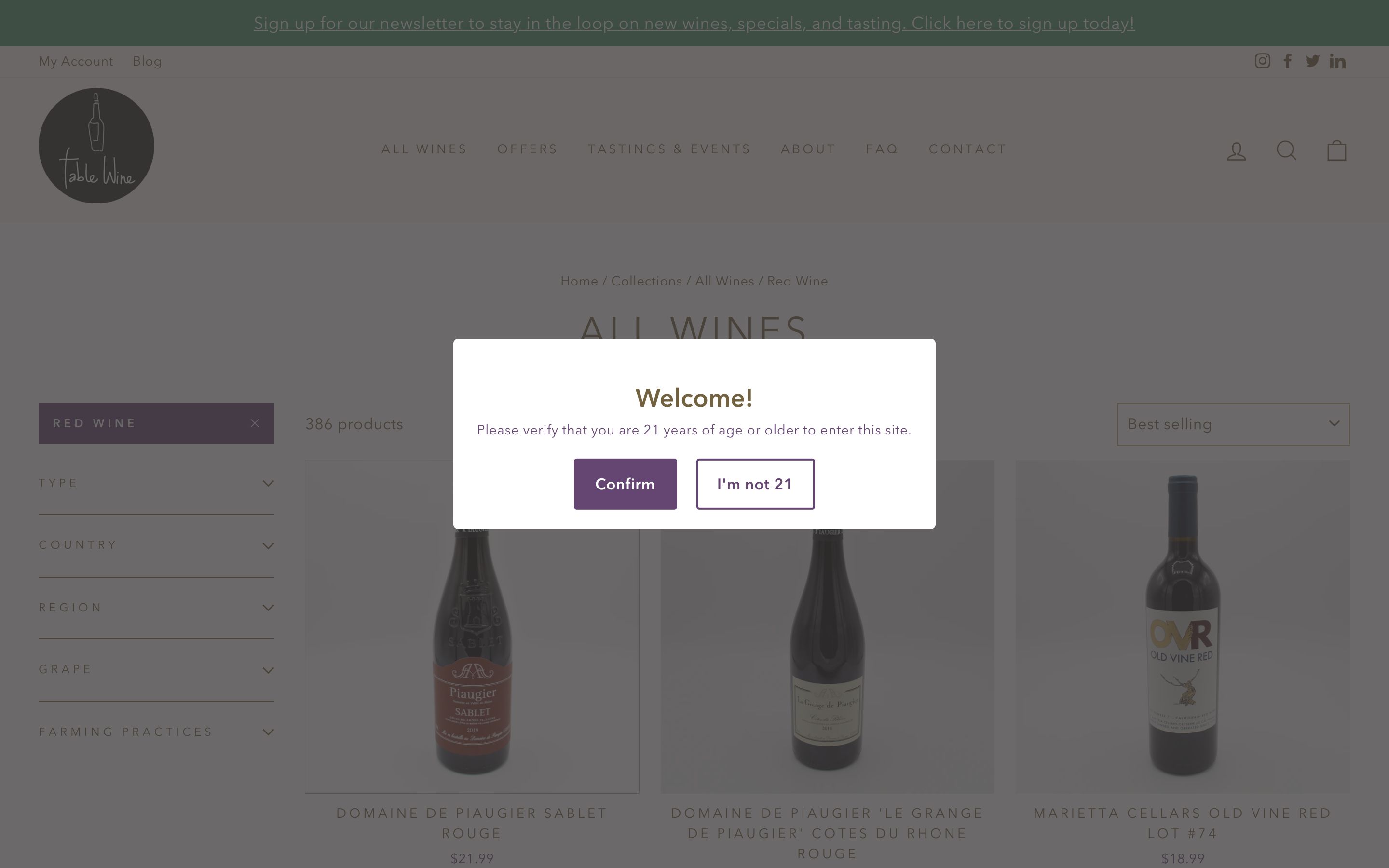 Table Wine Asheville screenshot 2