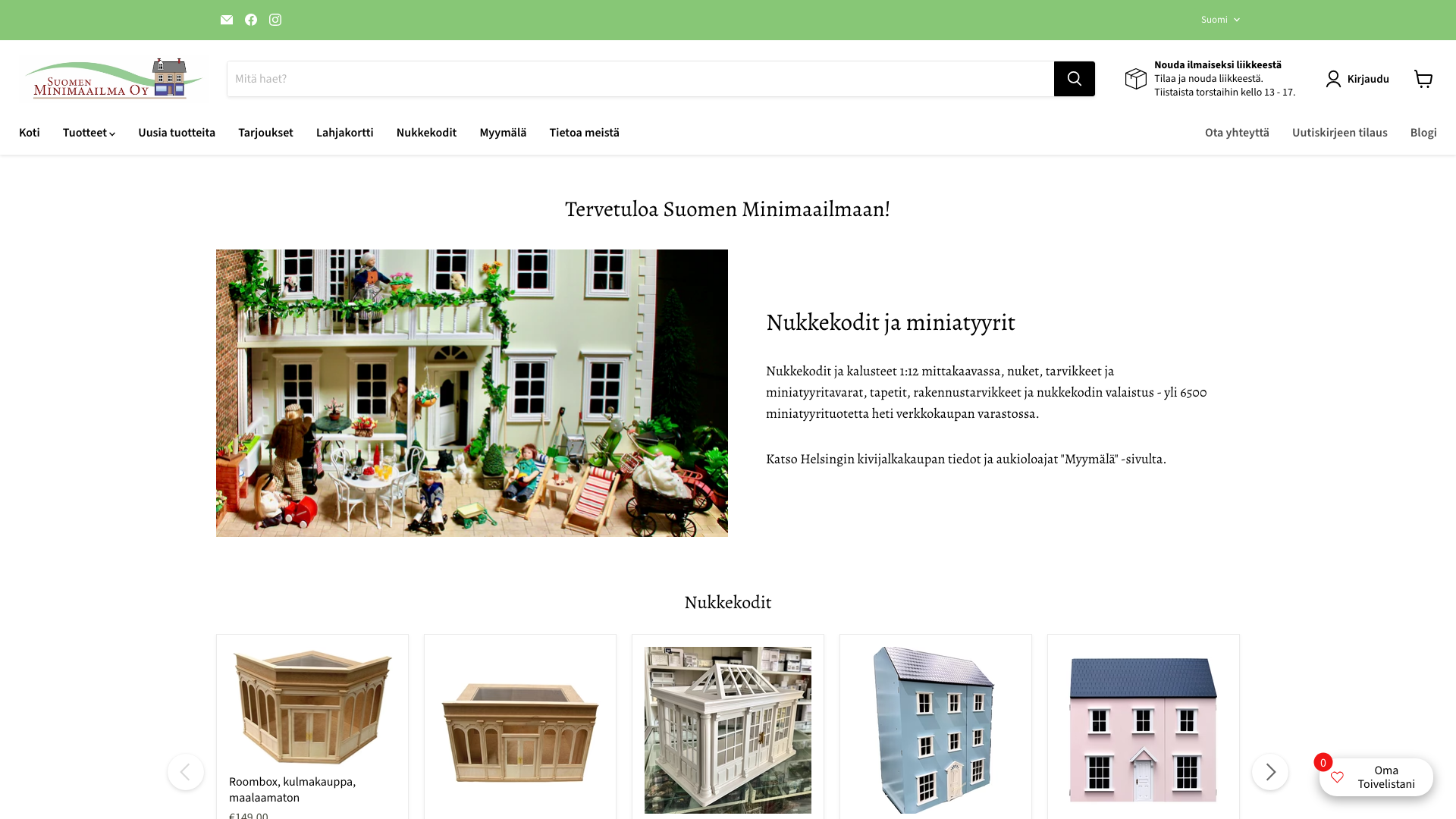 Minimaailma migration from Clovershop to Shopify