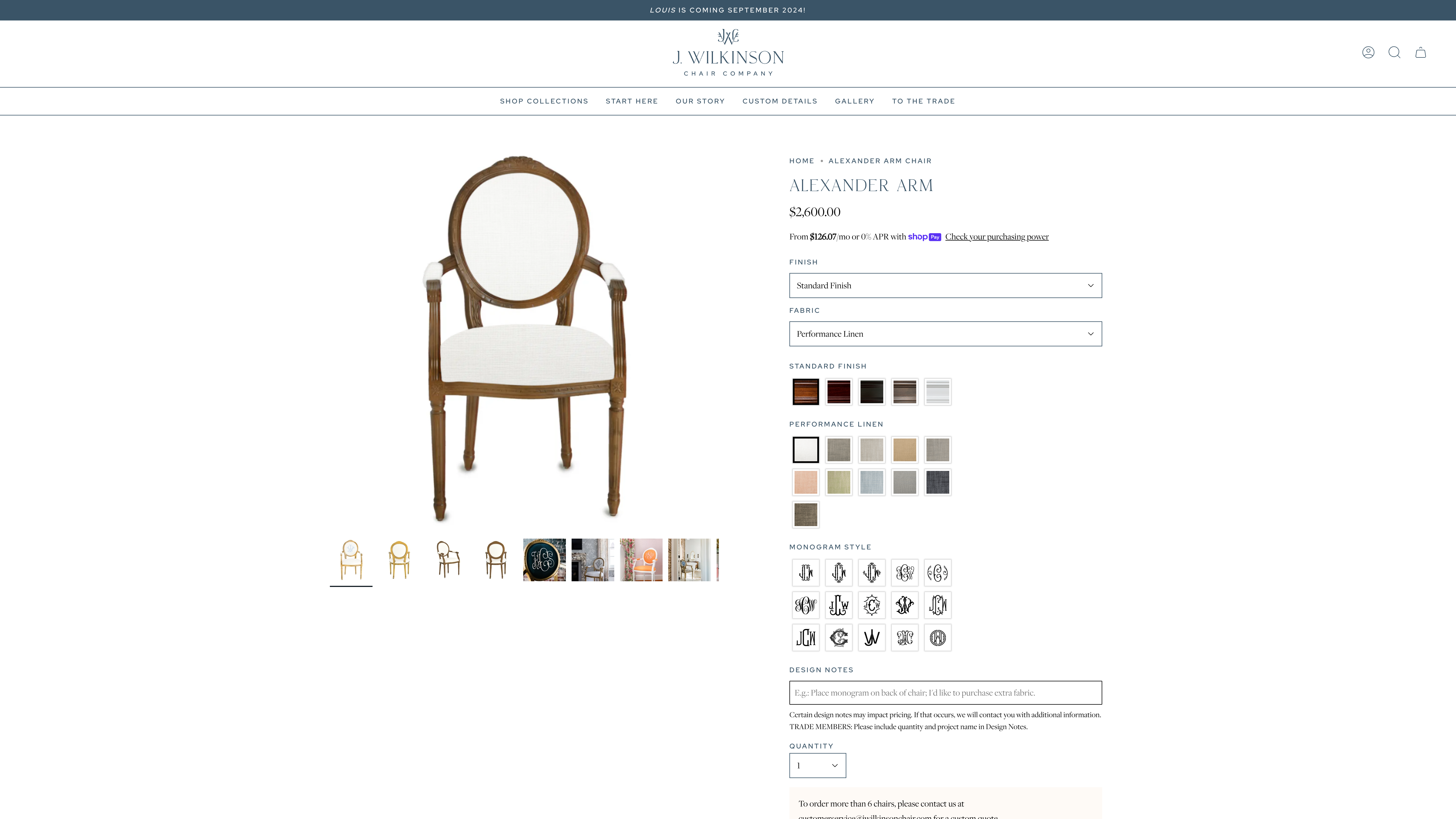 J Wilkinson Chairs Company screenshot 3