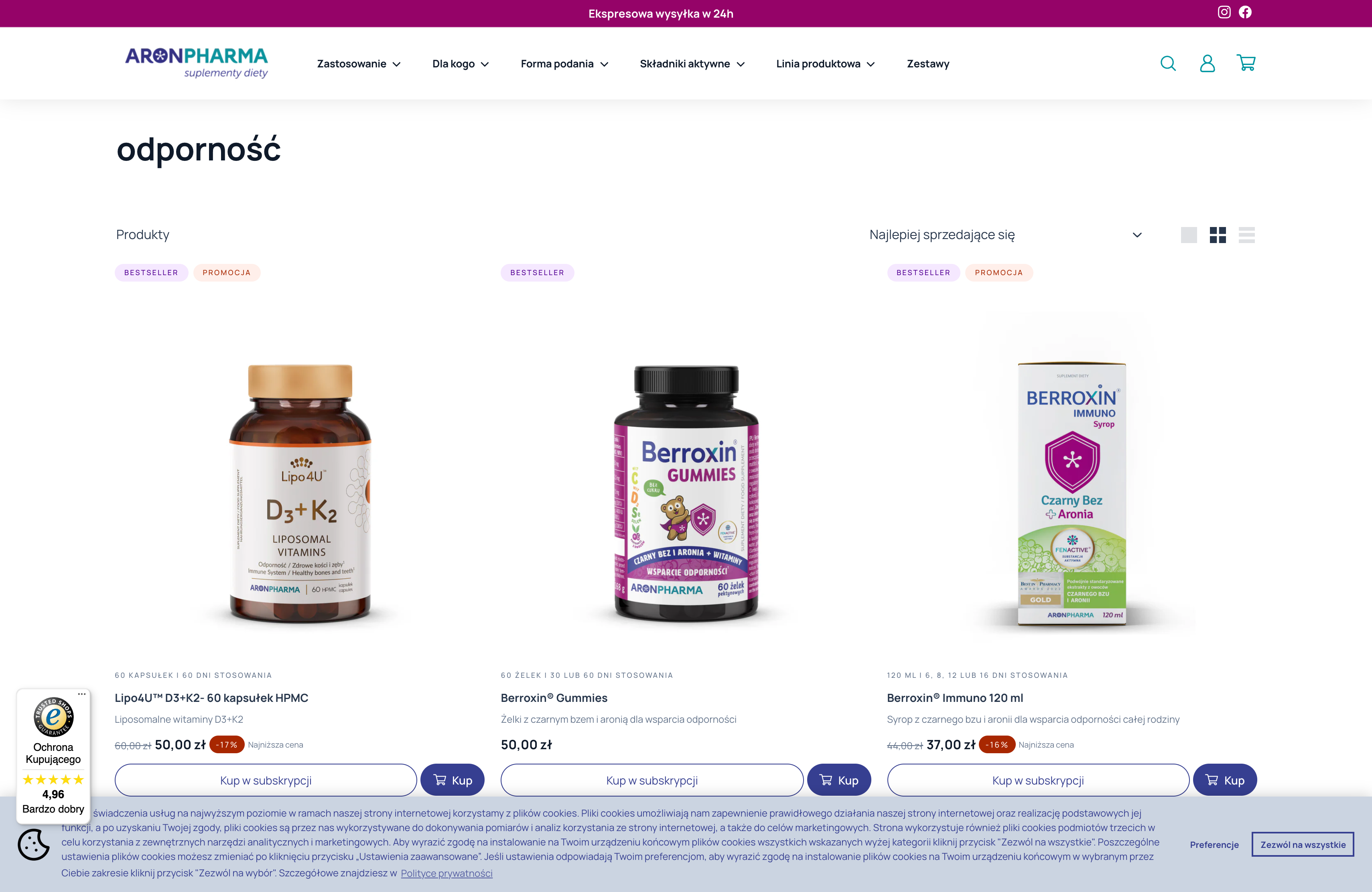 Aronpharma screenshot