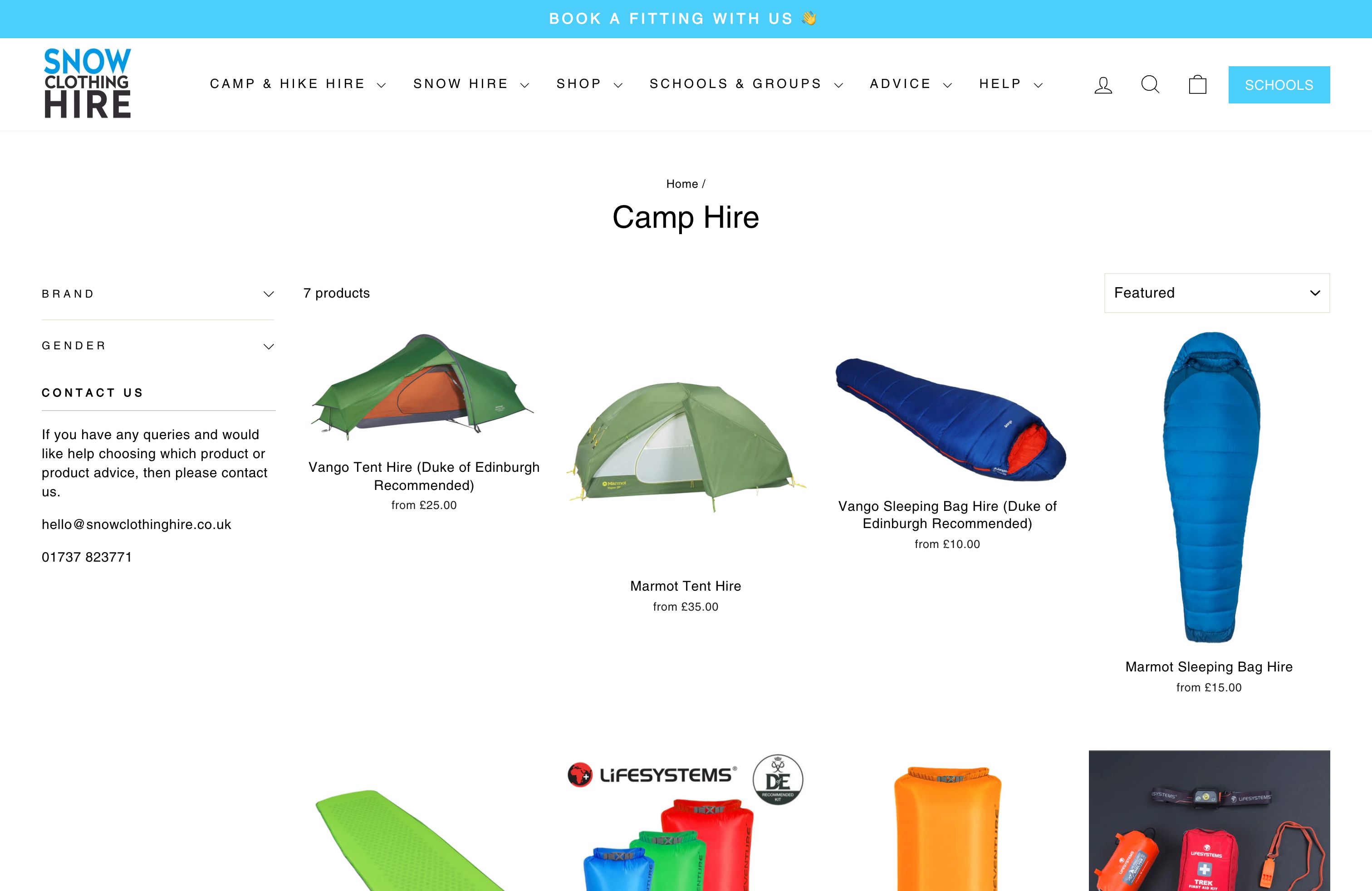 A store development based on design screenshot 4