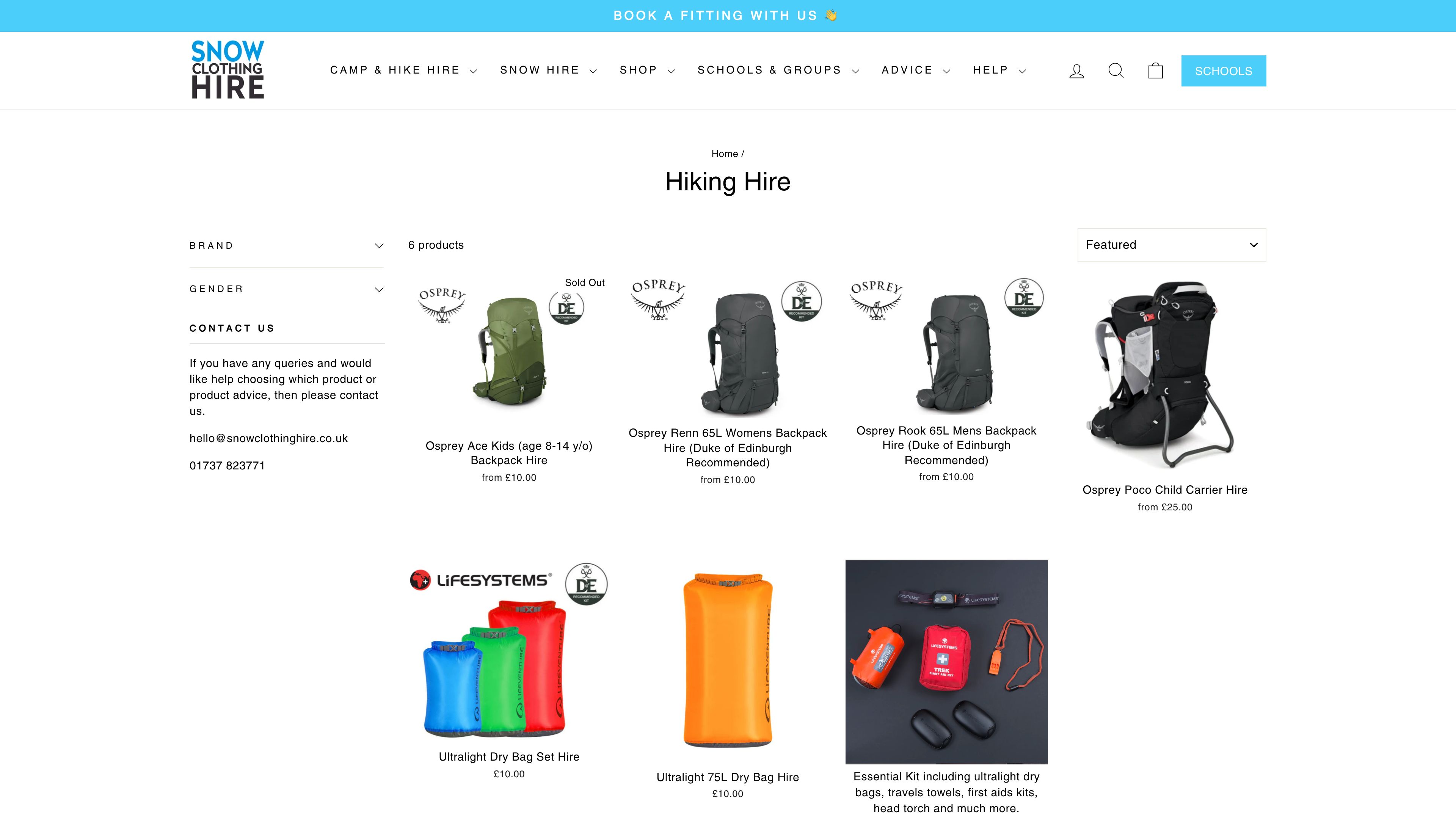 A store development based on design screenshot