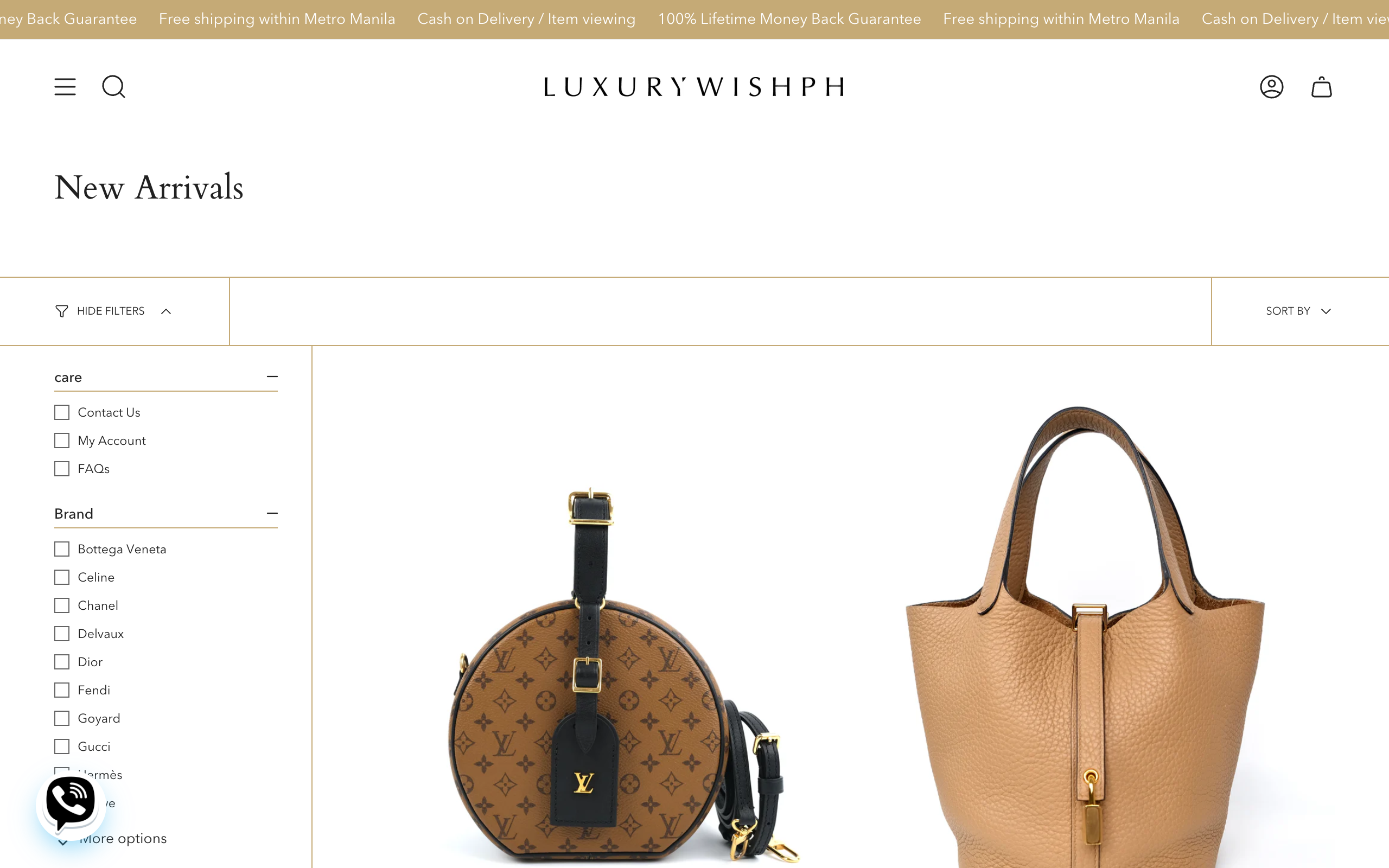 Website Design and Development for Luxury Wish PH