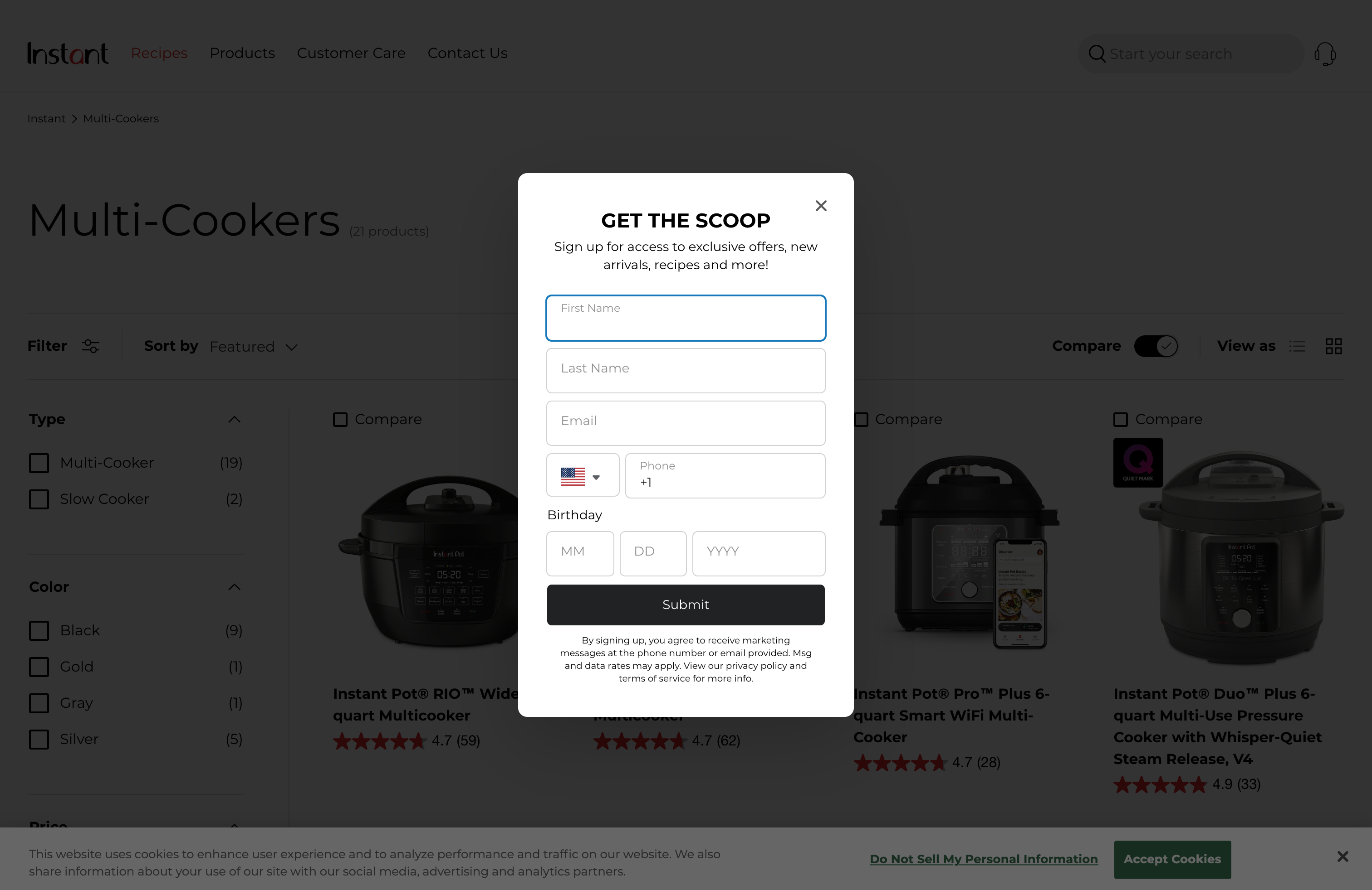 Instant Pot Replatform from Salesforce to Shopify Plus by DEMAND screenshot 2