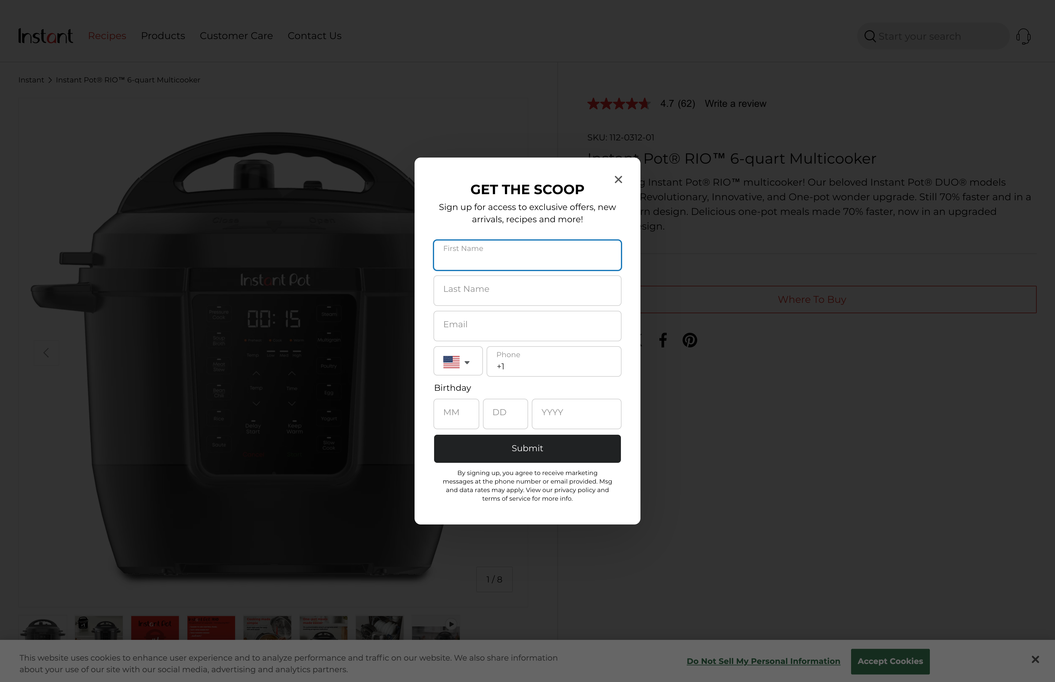 Instant Pot Replatform from Salesforce to Shopify Plus by DEMAND screenshot 3