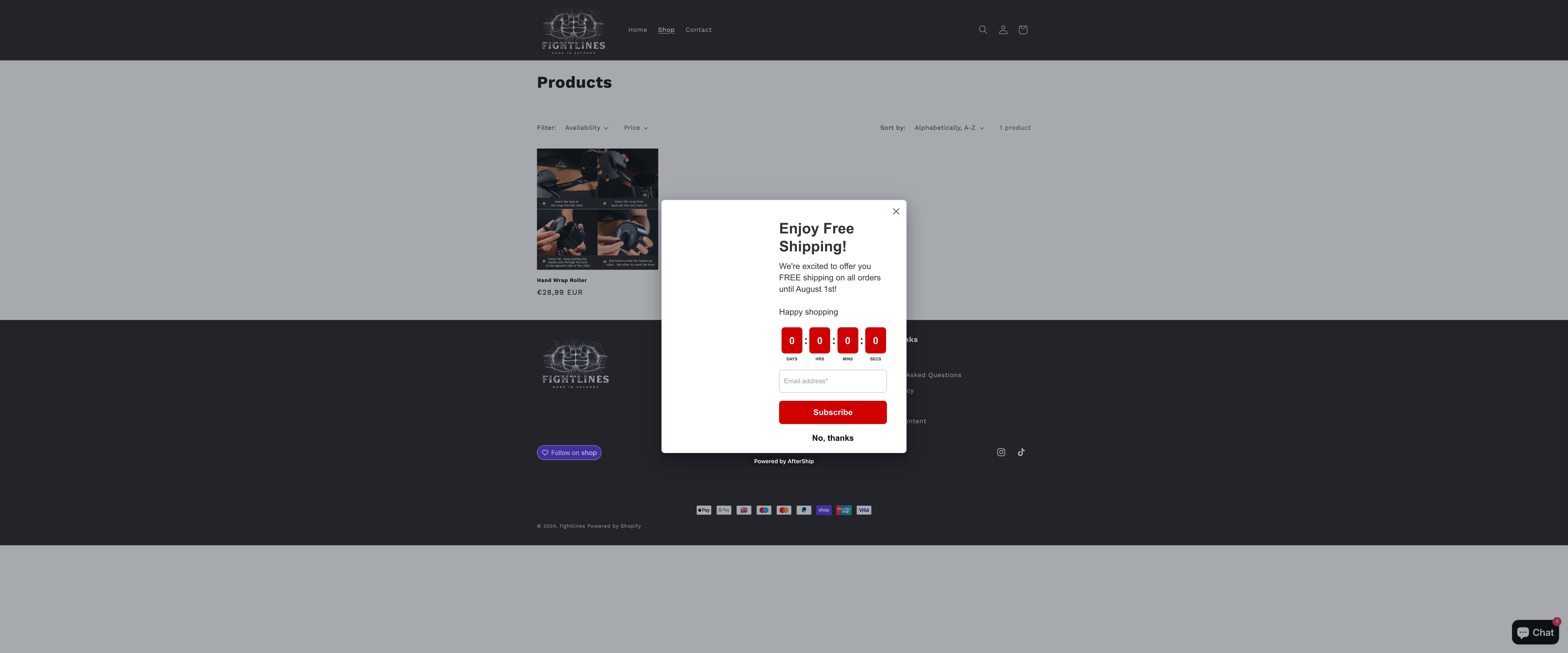 Martial Arts One Product Store  screenshot