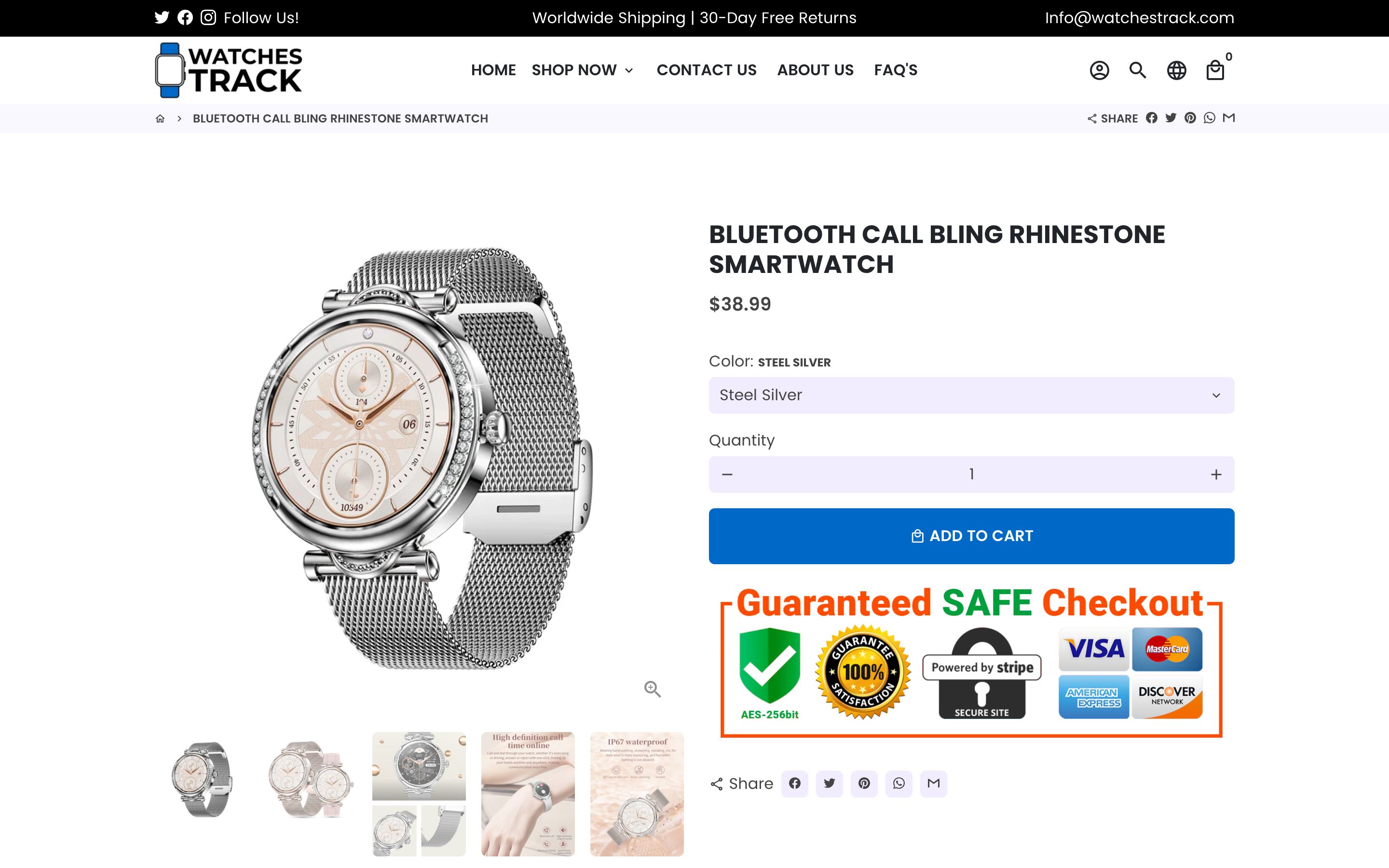 Watches Track screenshot