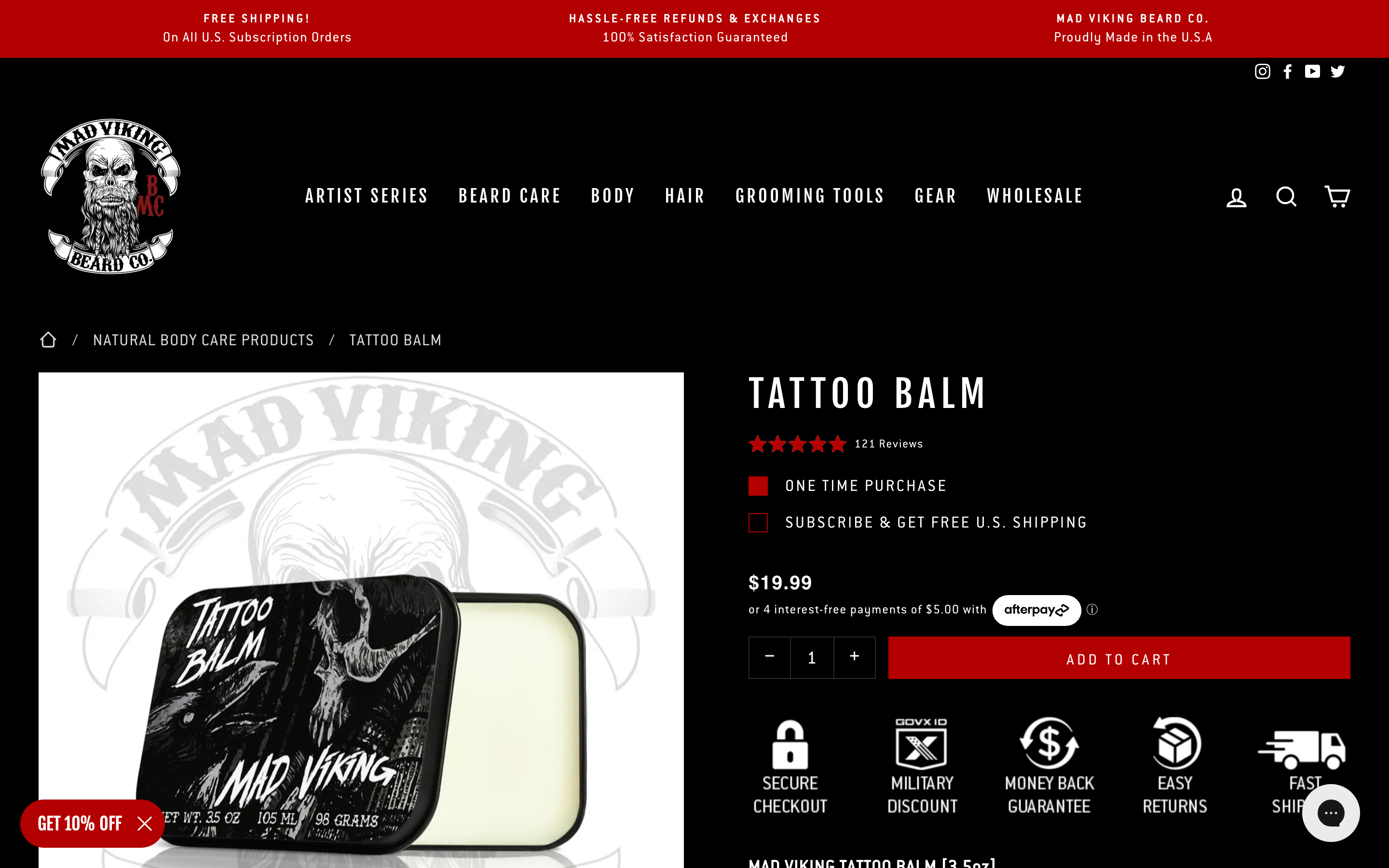 Mad Viking Beard: 48% of monthly revenue attributed to email and SMS screenshot 3