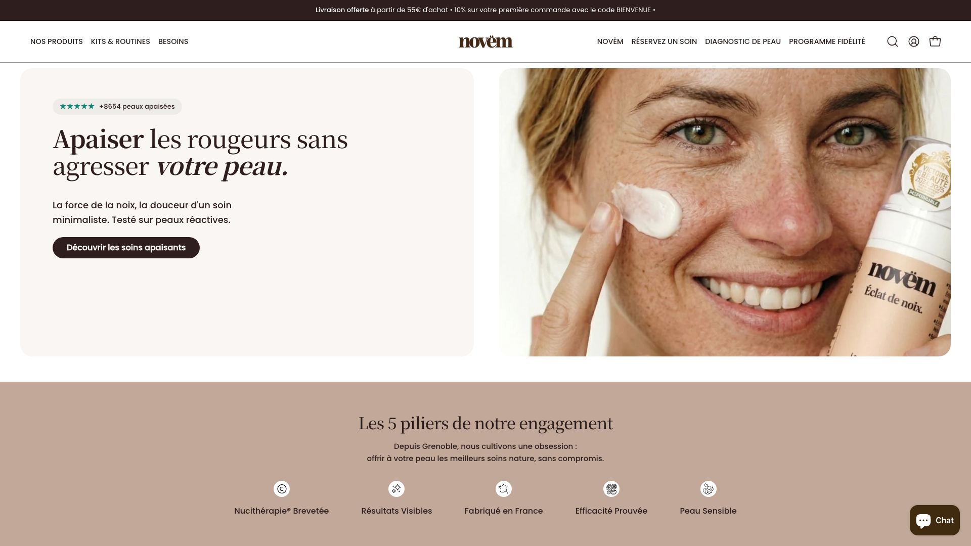 Refonte site internet - Novem