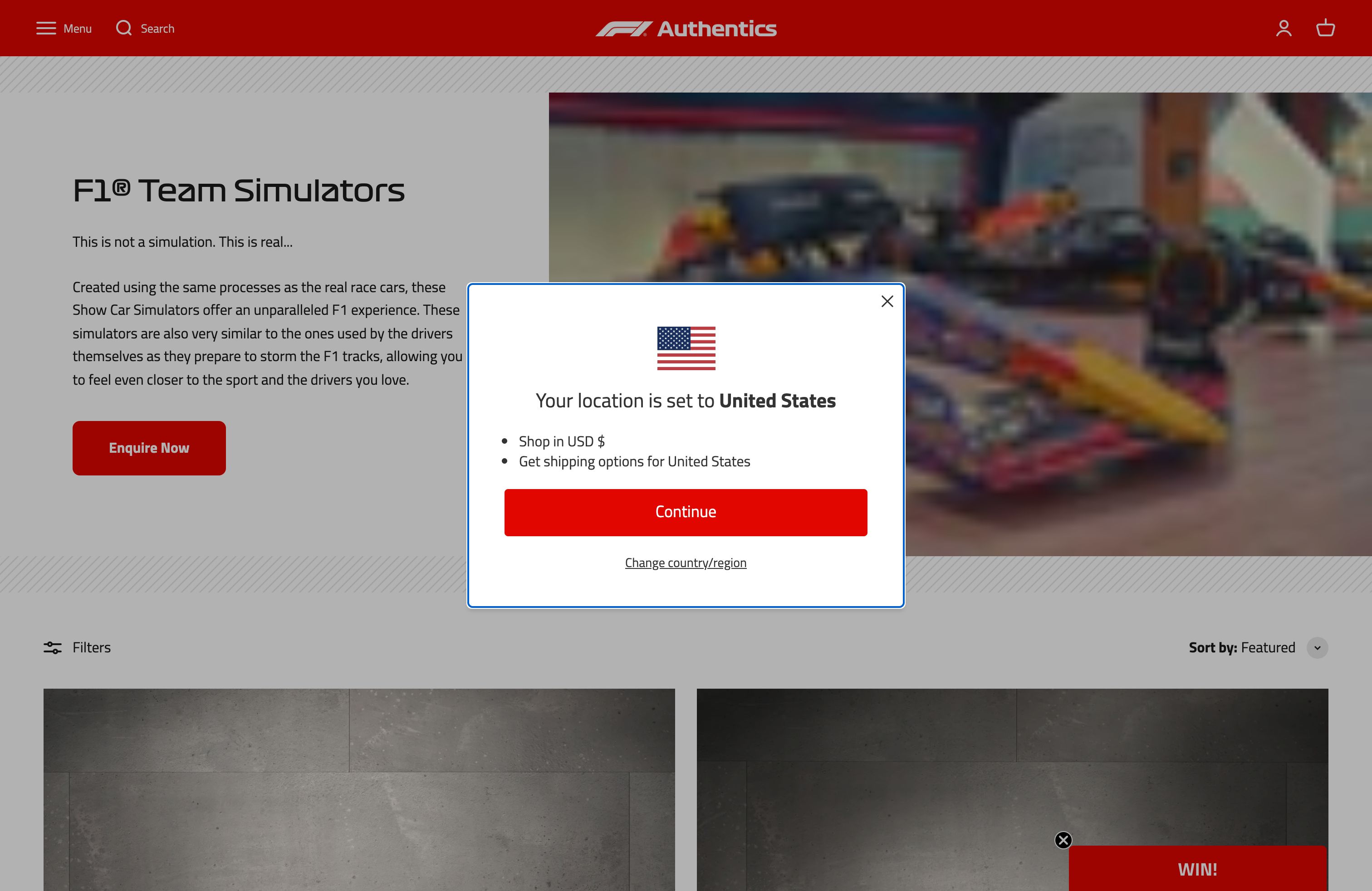 Formula 1 Authentics screenshot 2