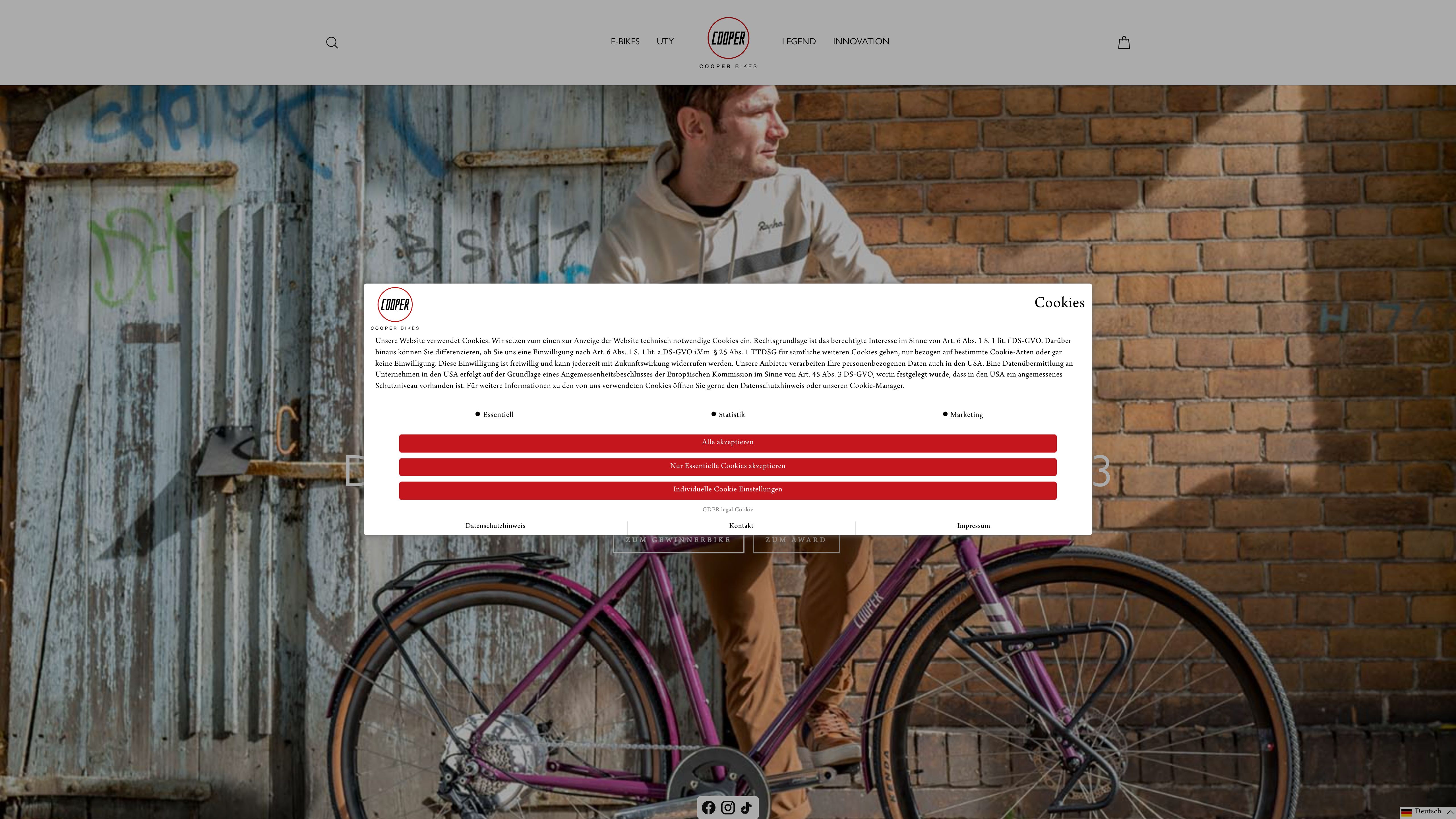 Cooper Bikes screenshot