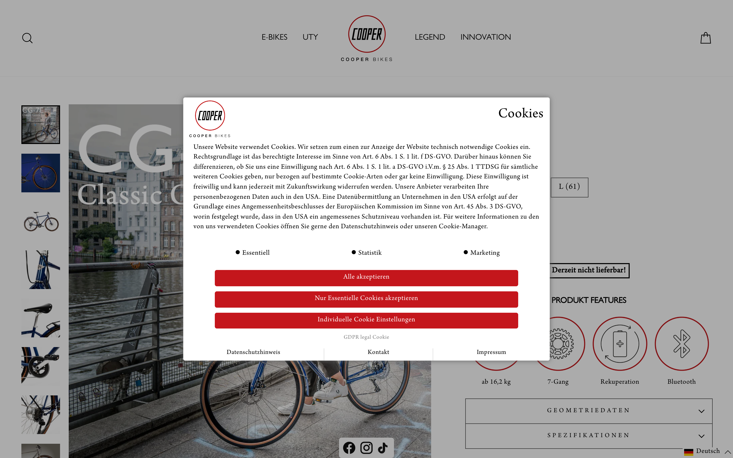 Cooper Bikes screenshot 4