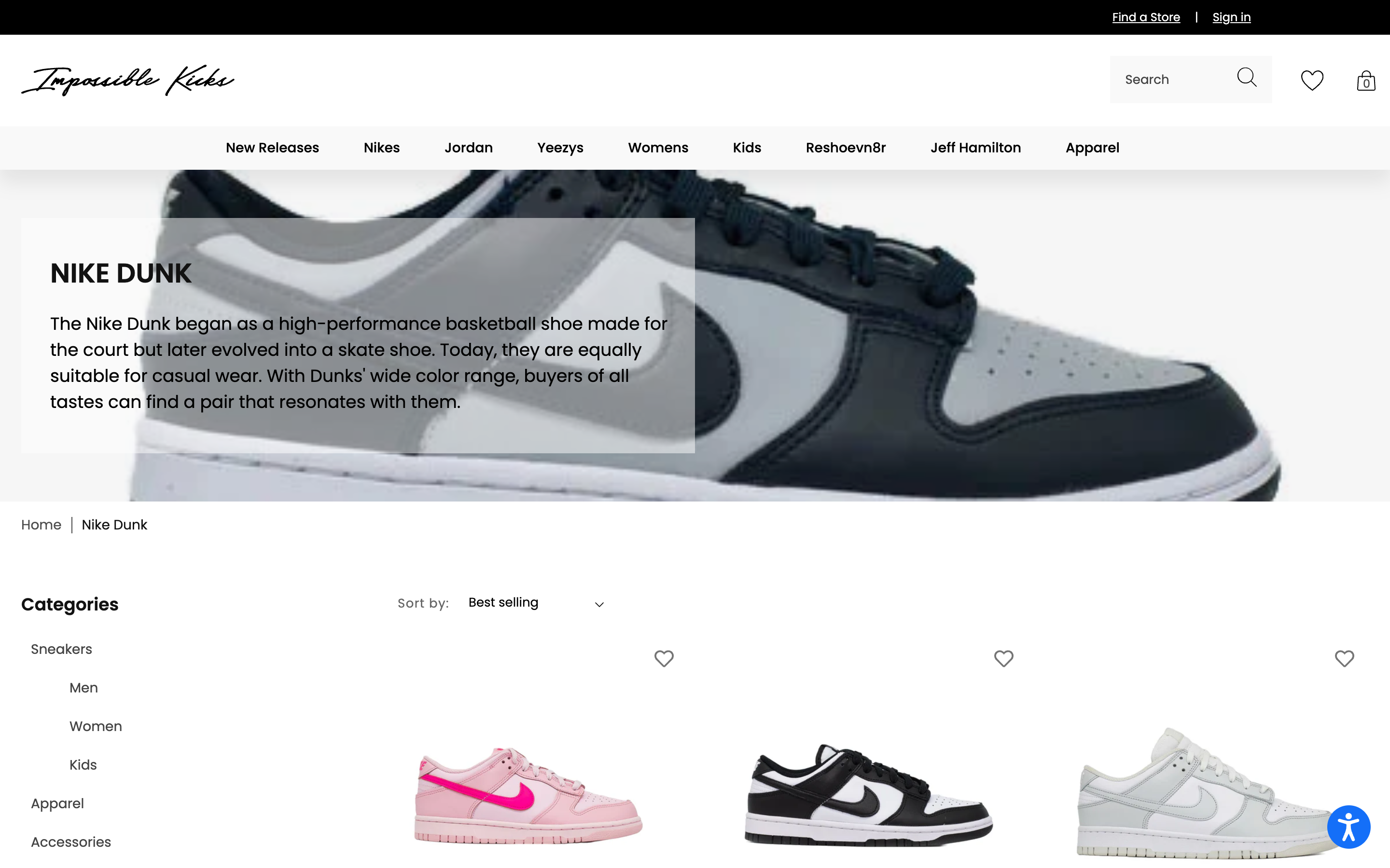 Shopify Streamlined Shopping for Shoes & Apparel screenshot 2