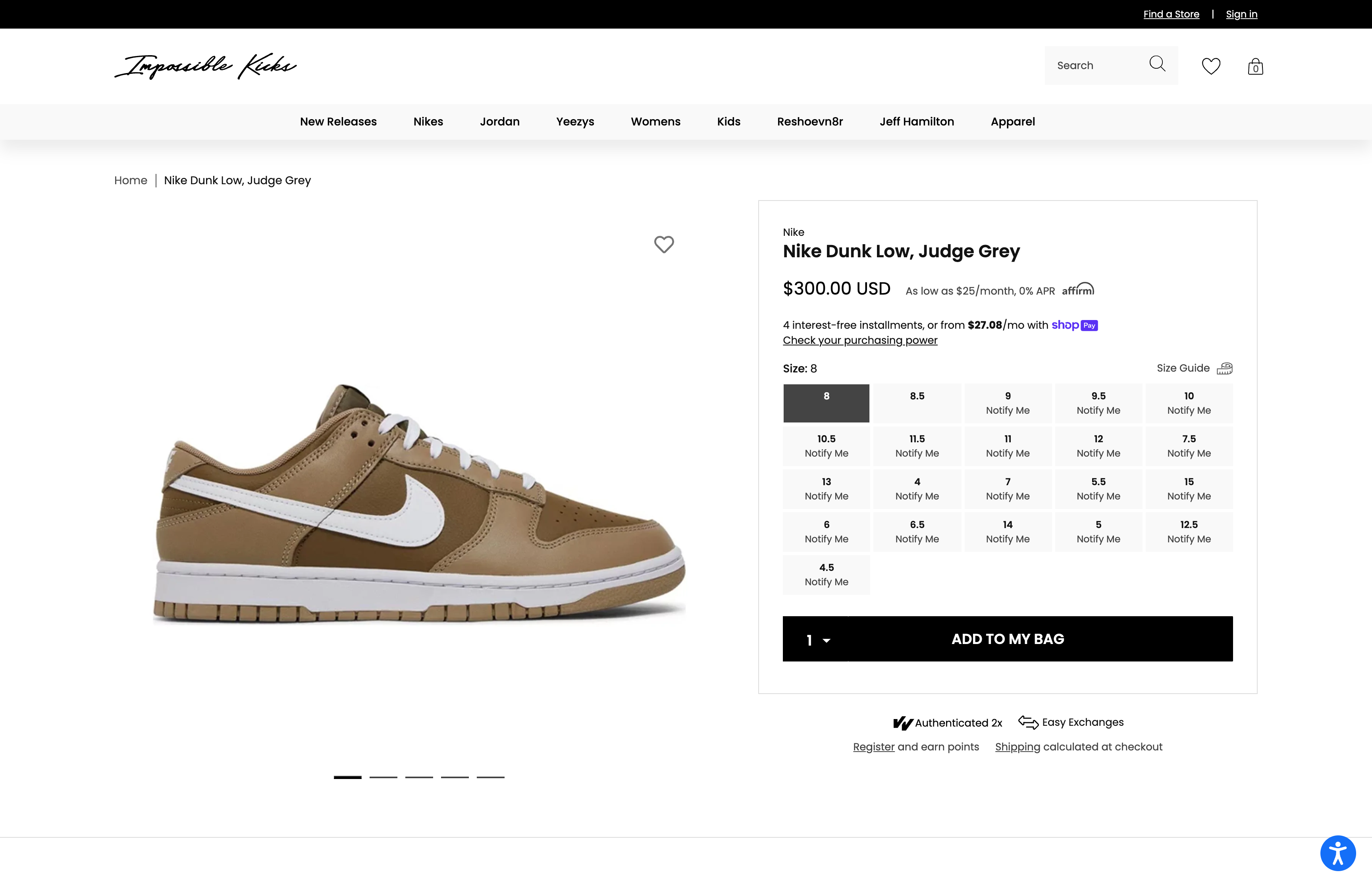 Shopify Streamlined Shopping for Shoes & Apparel screenshot 4